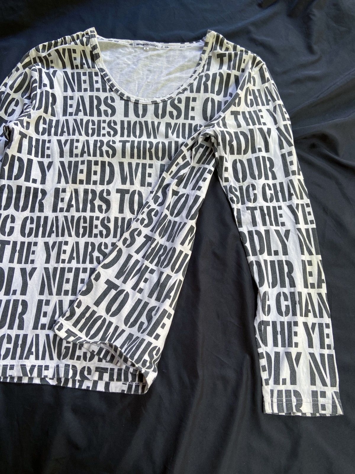 semanticdesign SEMANTIC DESIGN THROUGH THE YEARS FOR MUSICIAN LONG SLEEVE Size US M / EU 48-50 / 2 - 2 Thumbnail