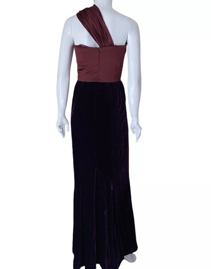Oscar De La Renta RUNWAY OSCAR DE LA RENTA SILK DRAPED GOWN DRESS SIZE 6 Size L / US 10 / IT 46 - 5 Thumbnail