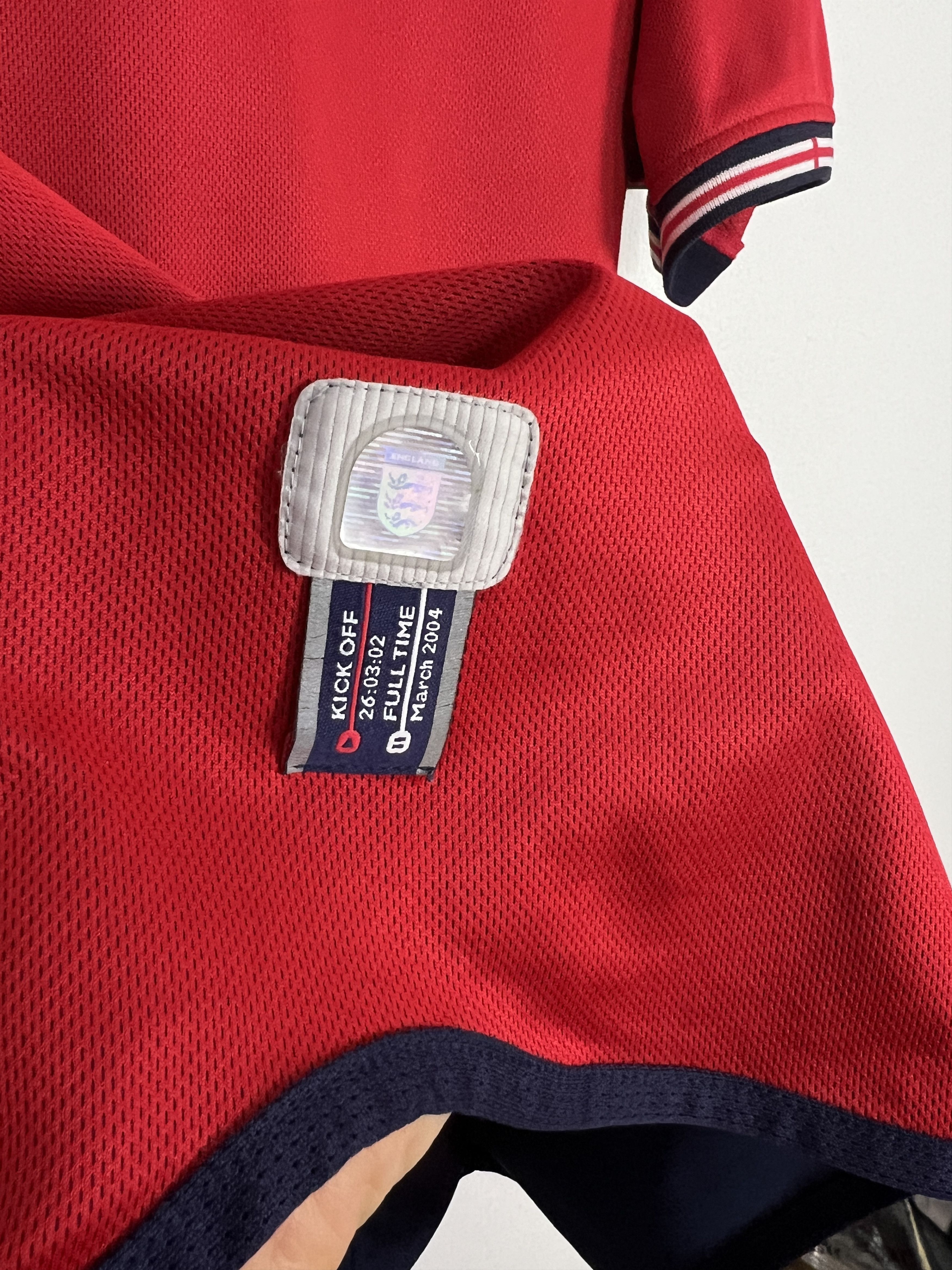 Umbro England Away football shirt Soccer Reversible Jersey Trikot Size US S / EU 44-46 / 1 - 3 Thumbnail