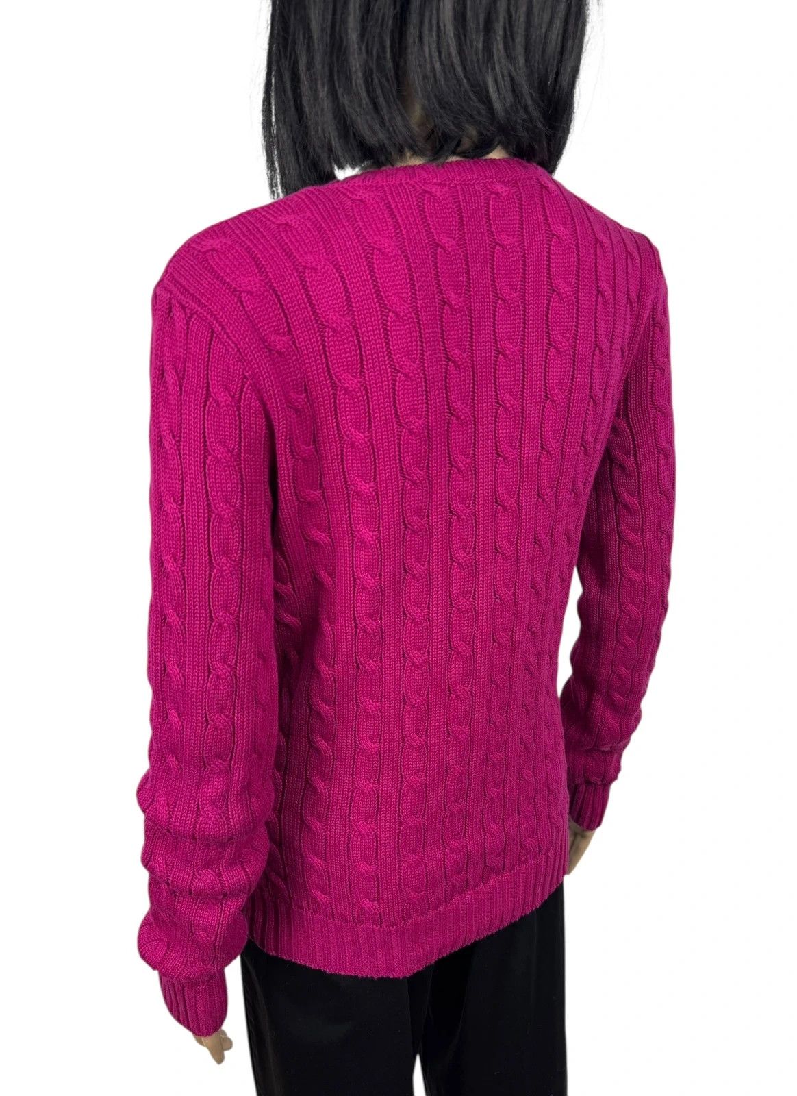 Ralph Lauren Ralph Lauren Sport Vintage 100% Cotton Jumper V-Neck size M Size M / US 6-8 / IT 42-44 - 7 Thumbnail