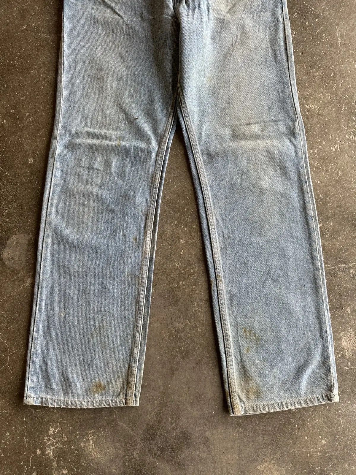 Levi's SEND OFFER🍁VINTAGE LEVI’S ORANGE TAB RUSTY DIRTY DENIM PANT Size US 30 / EU 46 - 3 Thumbnail