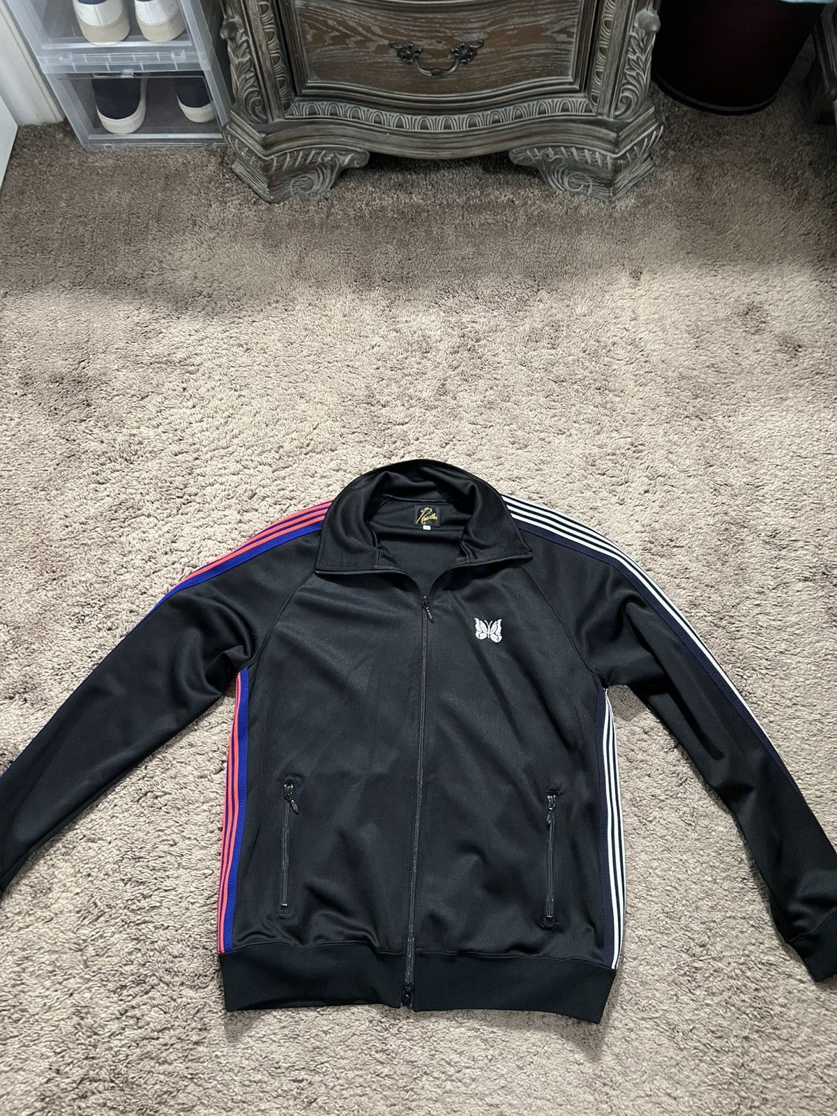 【正規品】Needles 22FW TRACK JACKET Needles Track Jacket Taupe | Cultizm