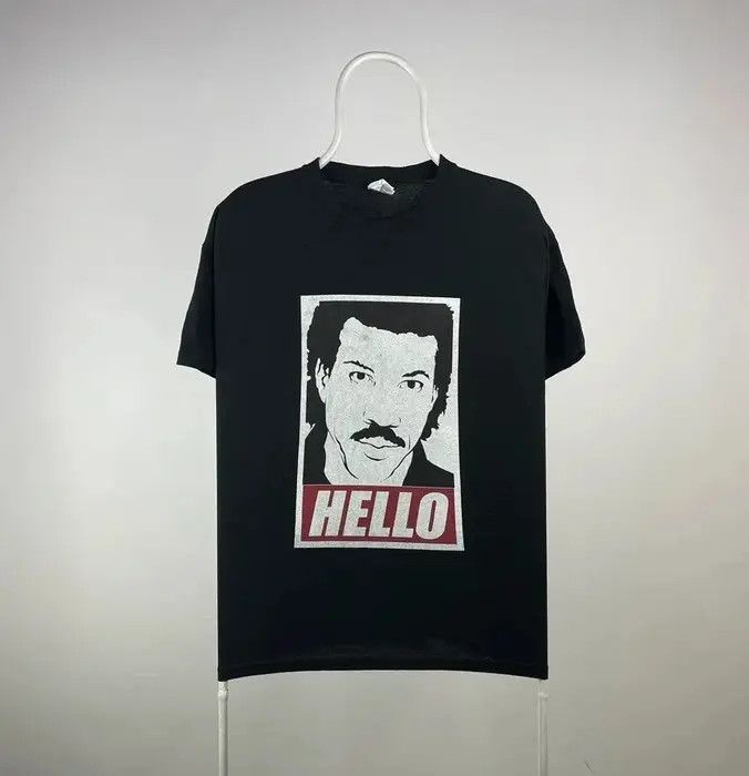 Band Tees Lionel Richie T-shirt hello band tee size Large black Size US L / EU 52-54 / 3 - 1 Thumbnail