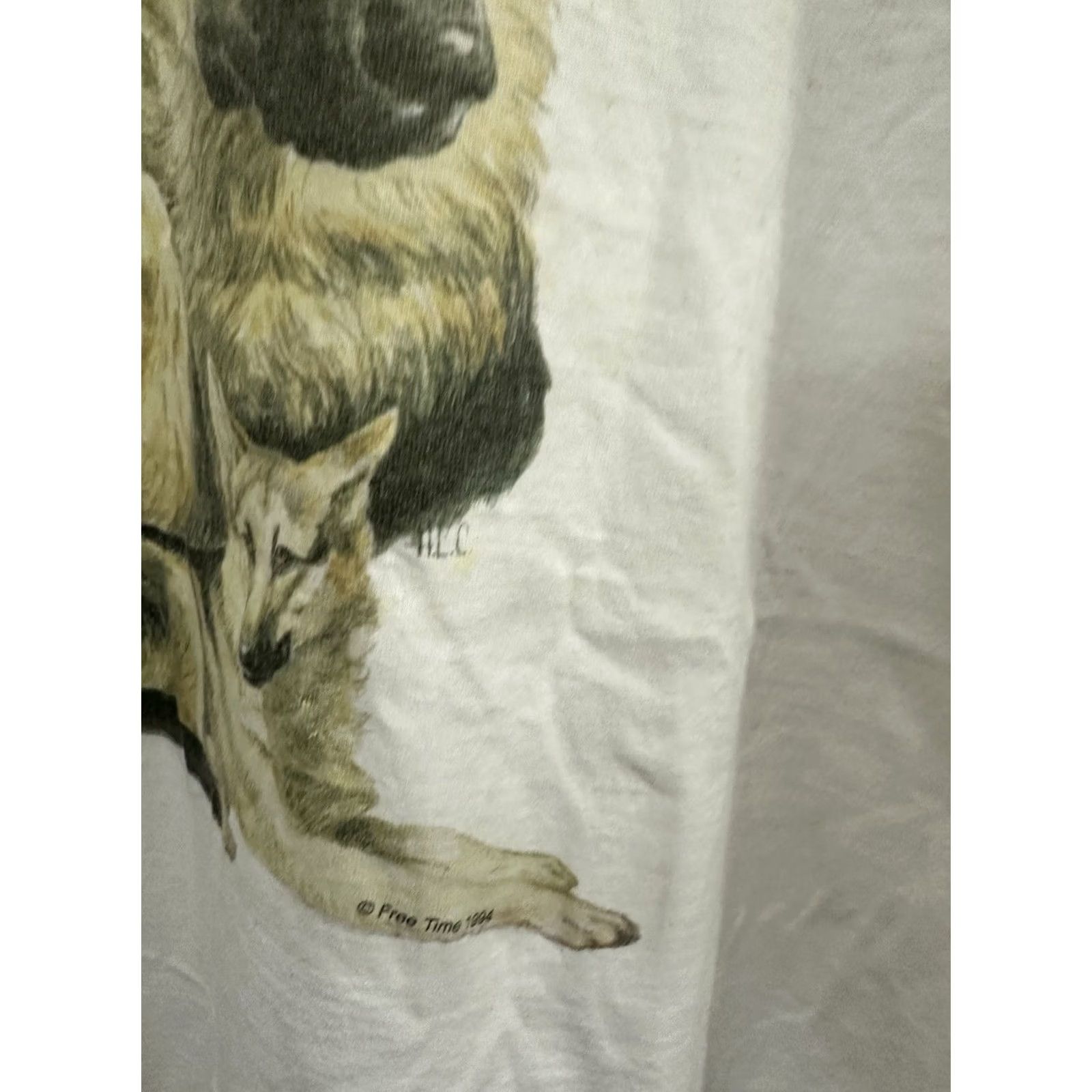 Fruit Of The Loom VTG German Shepherd Dog Canine Portrait Single Stitch T-Shirt Size XXL Size US XXL / EU 58 / 5 - 6 Thumbnail