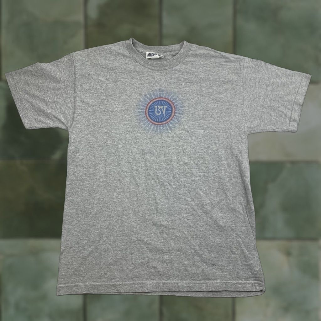 Aeropostale VINTAGE Aeropostale Shirt Adult Medium Gray Graphic Tee Y2ak Grunge Made In USA Size US M / EU 48-50 / 2 - 1 Thumbnail