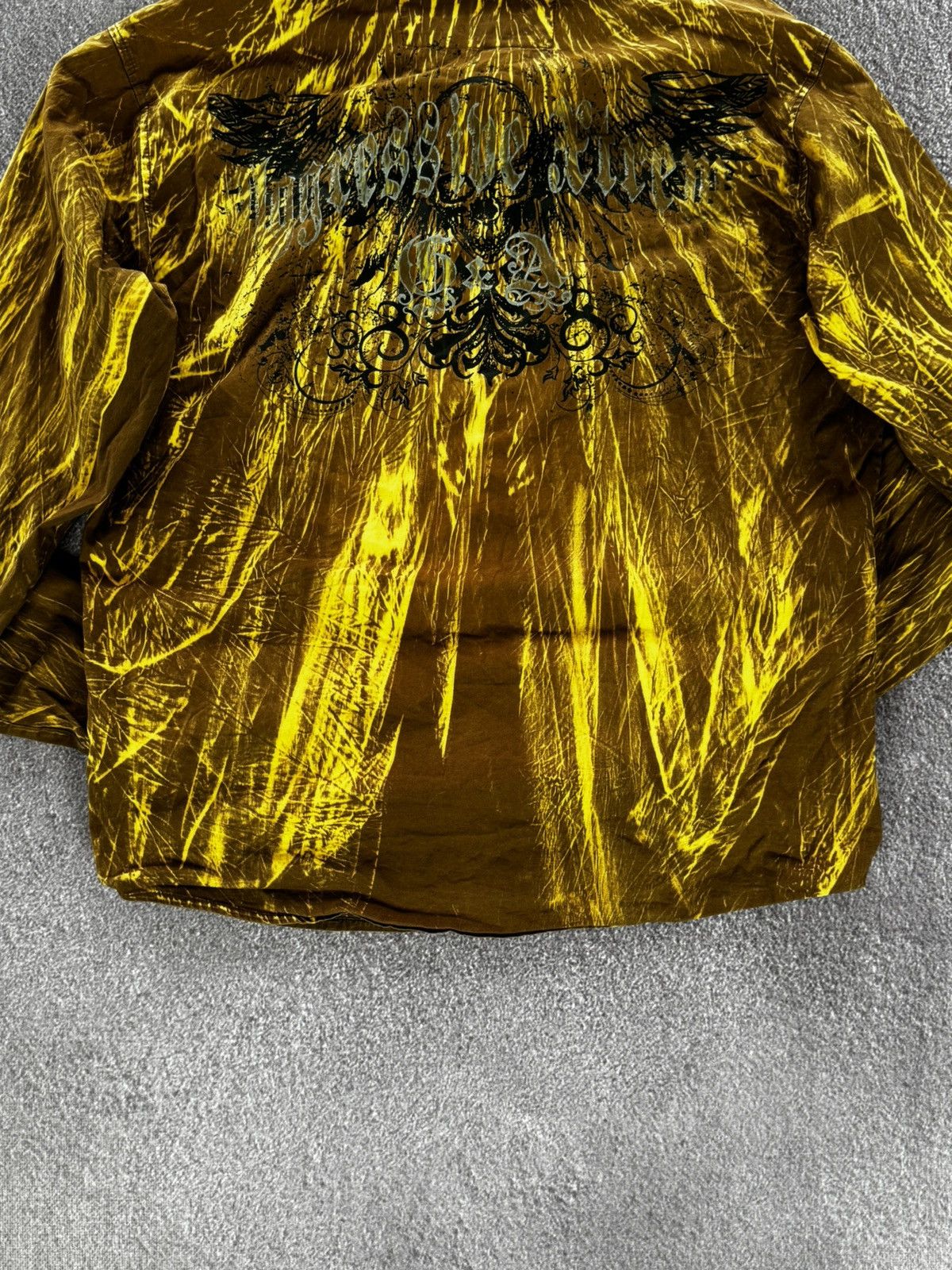 Affliction Crazy Vintage Y2K Affliction Style Shirt Button Up Grunge Size US M / EU 48-50 / 2 - 11 Thumbnail