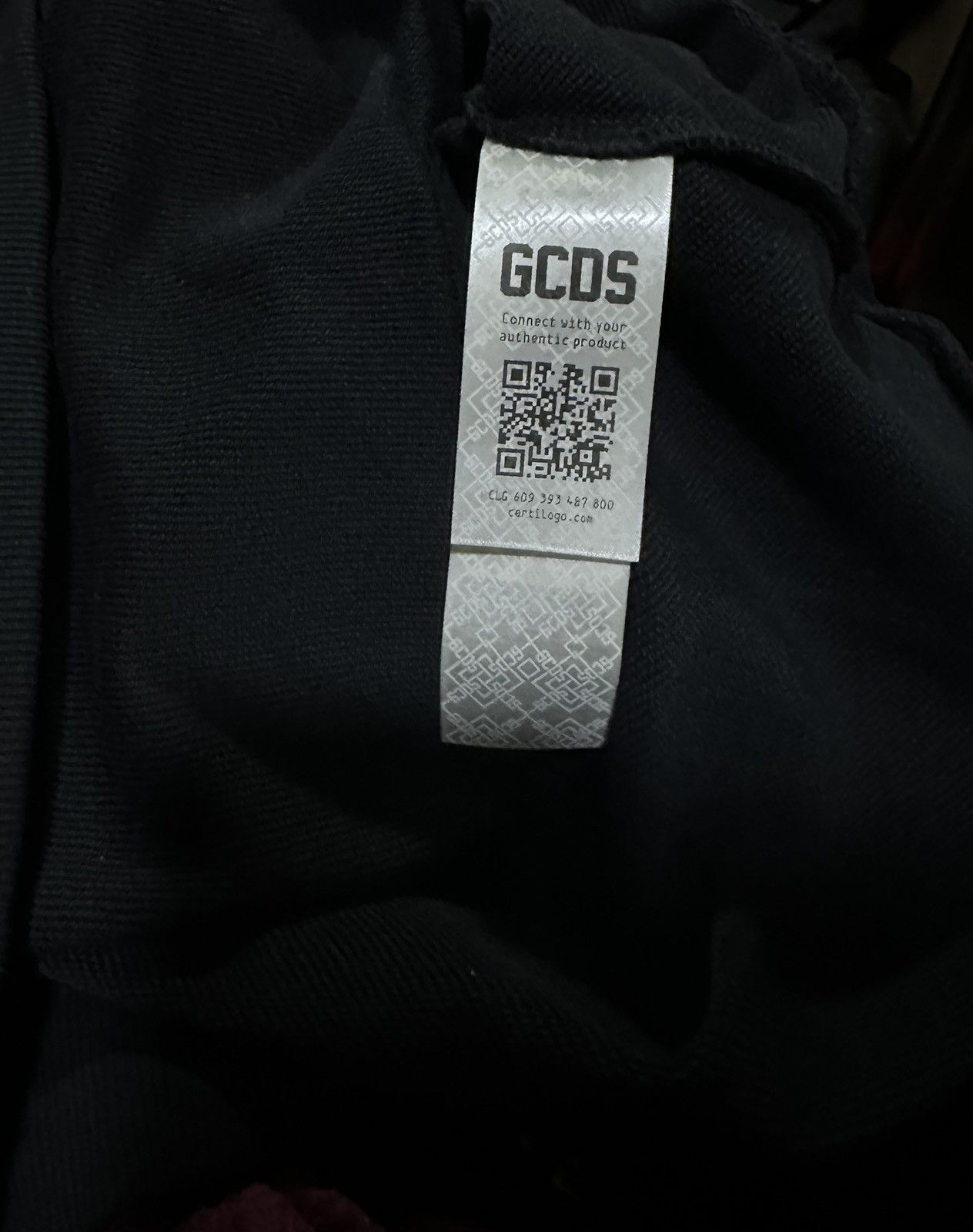 GCDS Black Logo Sweatshirt Size US S / EU 44-46 / 1 - 6 Thumbnail