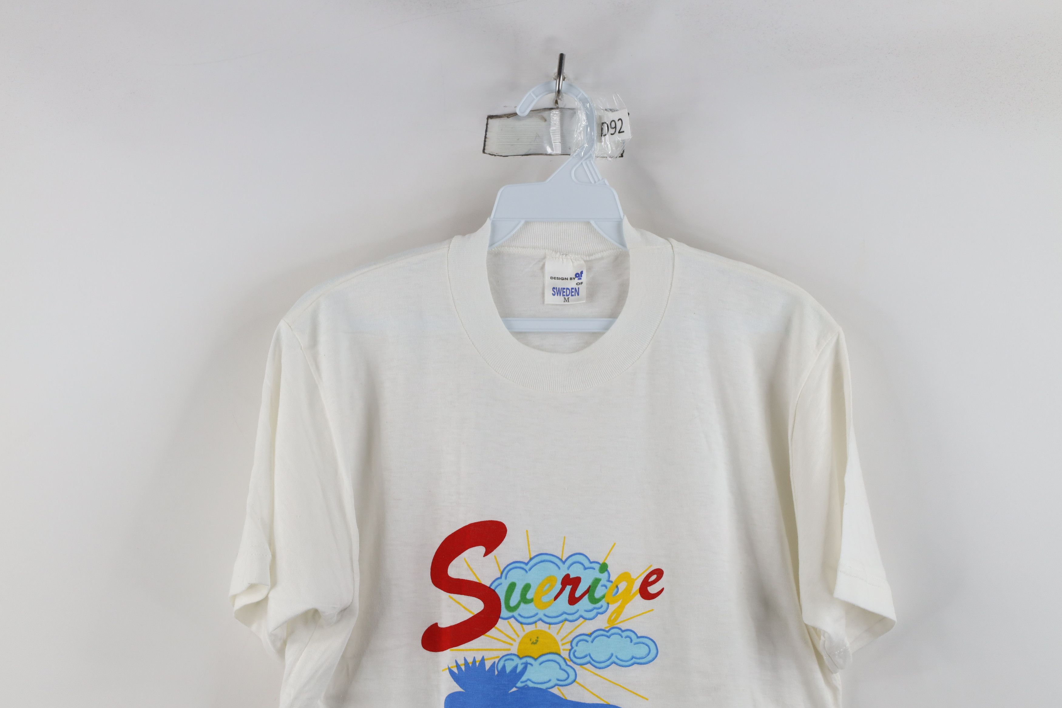 Vintage Vintage 90s Streetwear Spell Sverige Sweden Flower T-Shirt Size M / US 6-8 / IT 42-44 - 2 Thumbnail