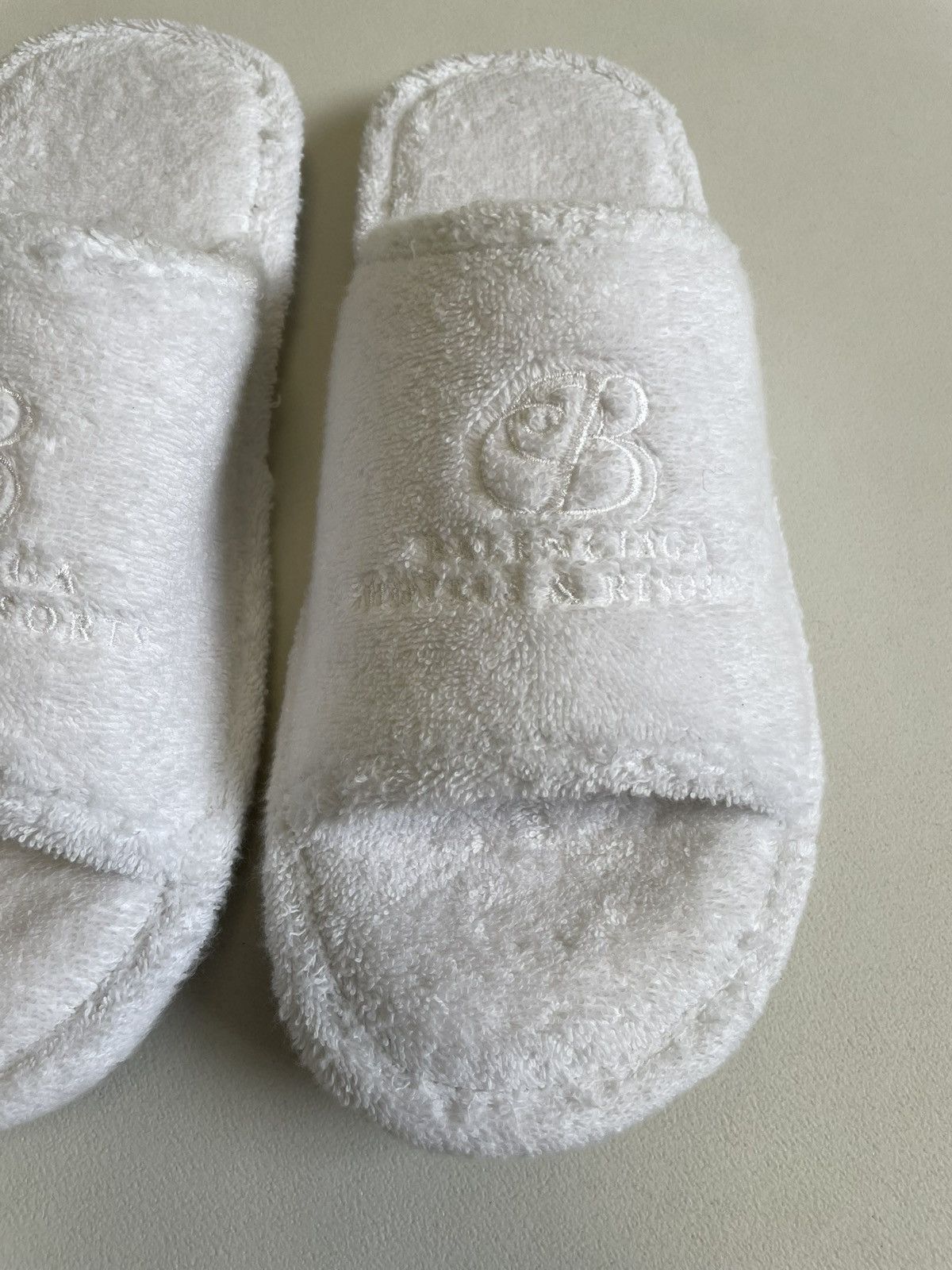 Balenciaga White Terry Cotton ‘Hotel Slippers’ Size US 9 / EU 42 - 7 Thumbnail