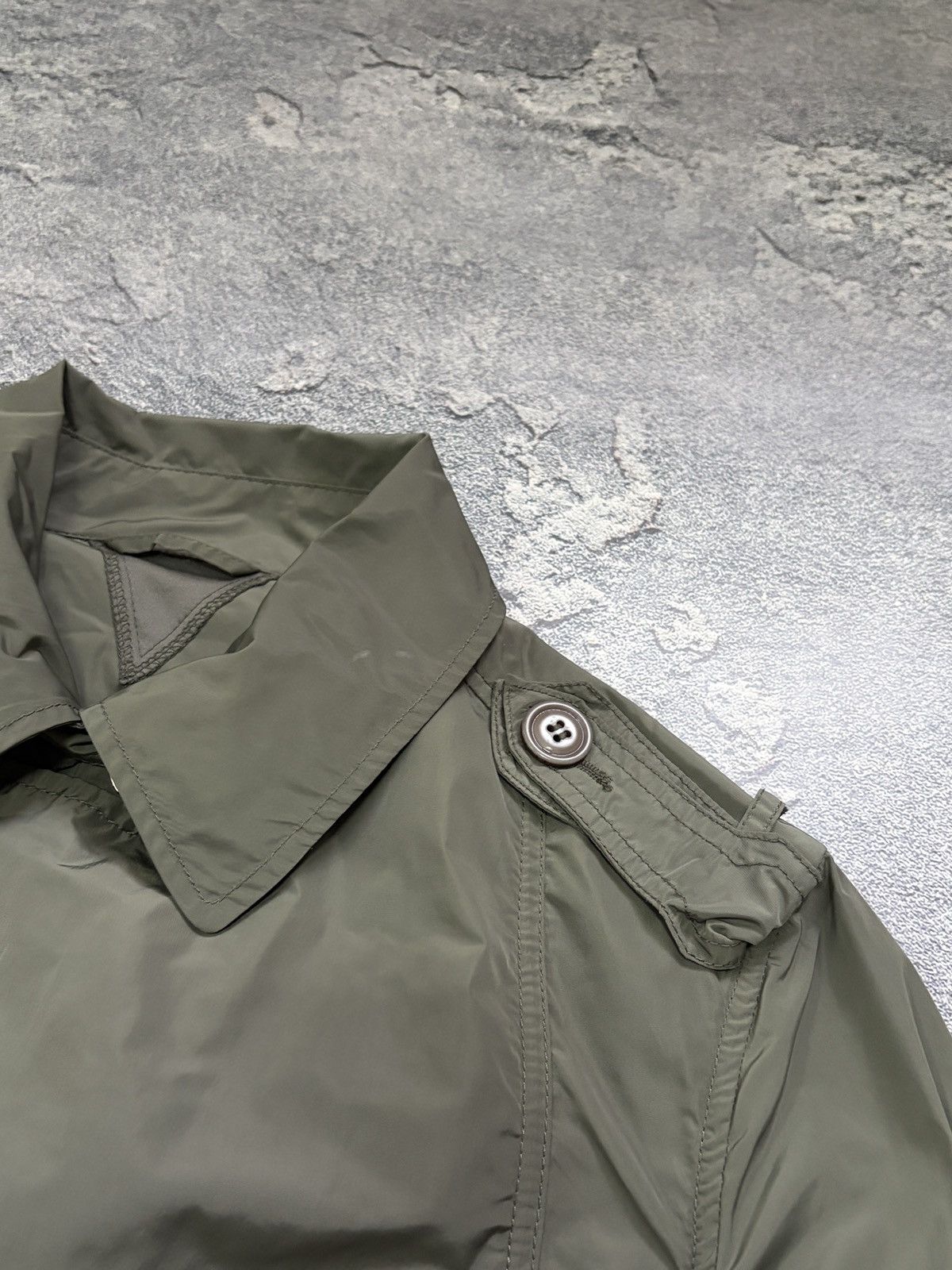 Diesel Diesel Green Double-Breasted Trench Coat M Light Windbreaker Size M / US 6-8 / IT 42-44 - 13 Thumbnail
