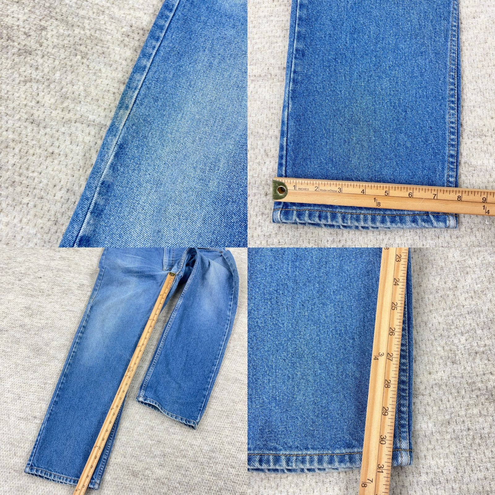 Levi's VINTAGE Levi's 505 Jeans 36x31 Straight Leg Blue Regular Fit 90s Mens Size US 36 / EU 52 - 8 Thumbnail