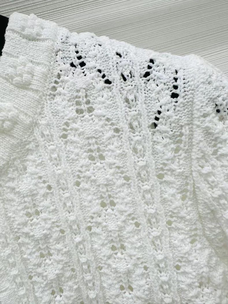 Chanel Chanel 24p three-dimensional camellia braided long-sleeved Size XXS / US 00 / IT 34 - 6 Thumbnail