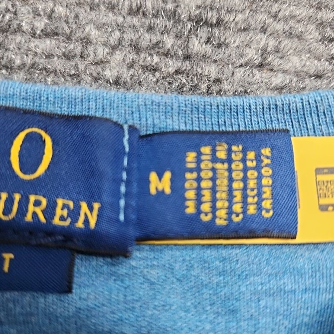 Polo Ralph Lauren Polo Ralph Lauren Shirt Men Medium Blue Short Sleeve Classic T-Shirt Preppy Logo Crew Neck Sweatshirt? Size US M / EU 48-50 / 2 - 4 Thumbnail