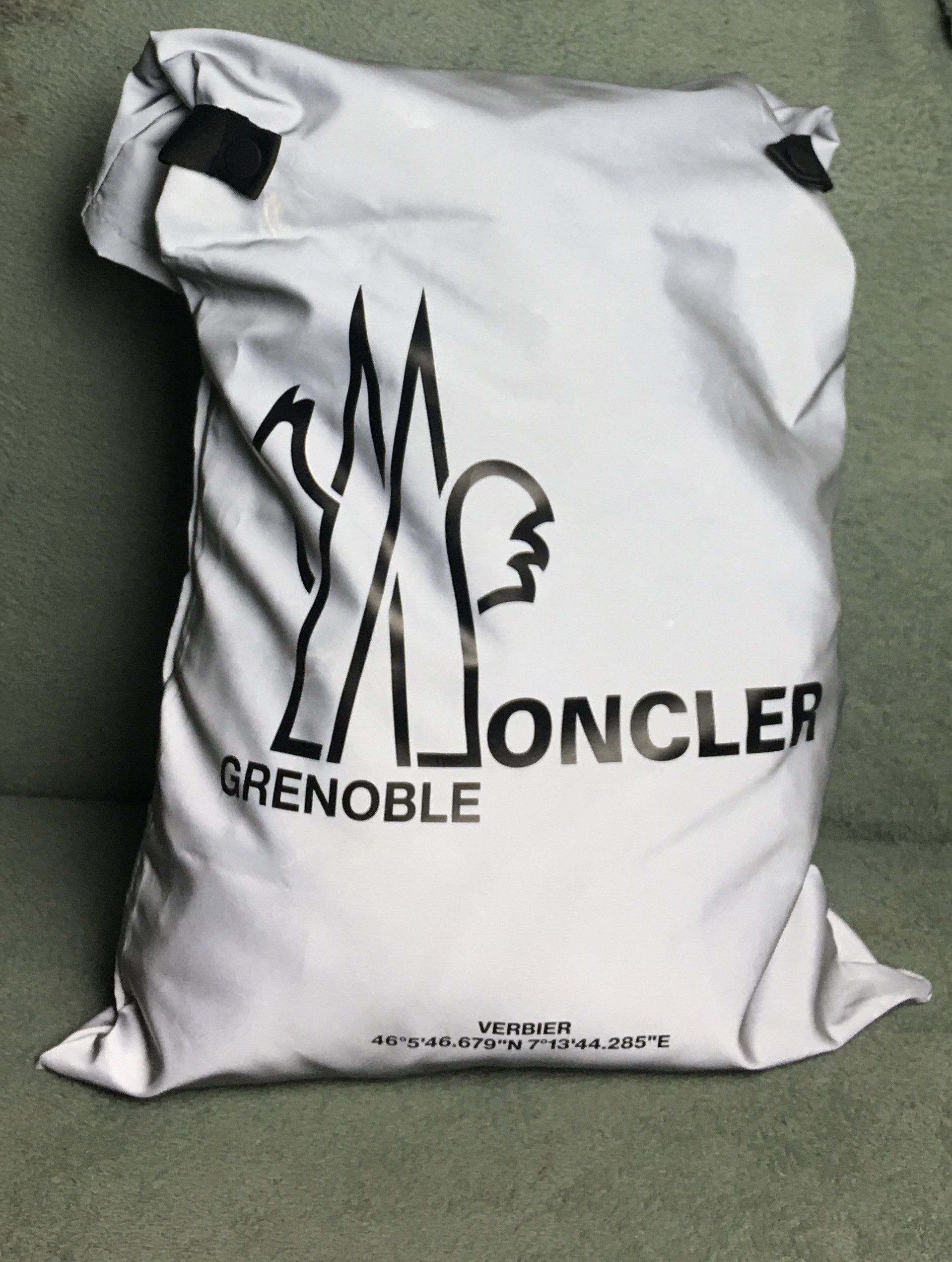 Moncler Moncler Big Logo Reflective Travel Bag Backpack Size ONE SIZE - 1 Thumbnail