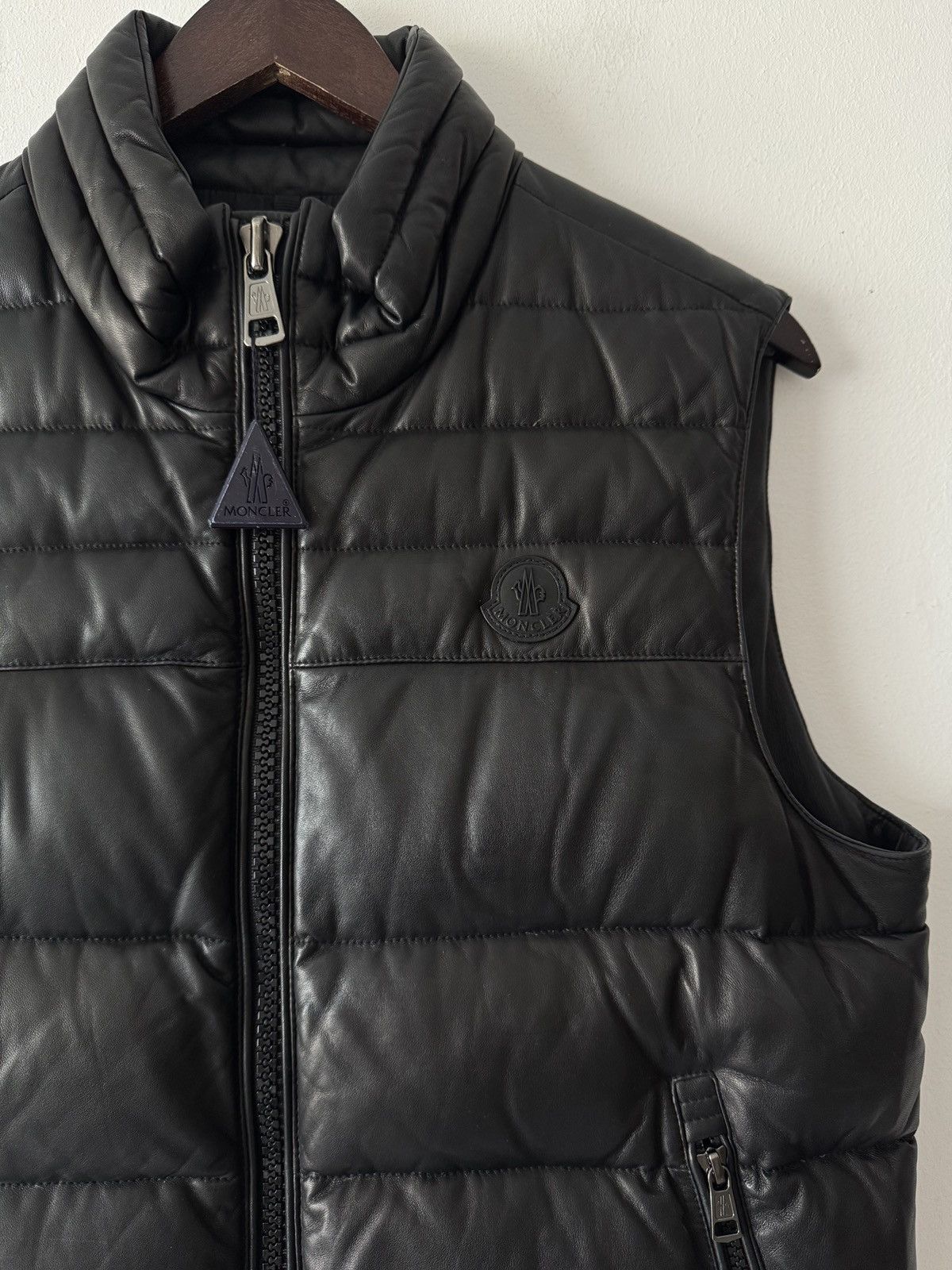 Moncler 🔥🔥🔥 Moncler Dupres Leather Vest Size US M / EU 48-50 / 2 - 3 Thumbnail