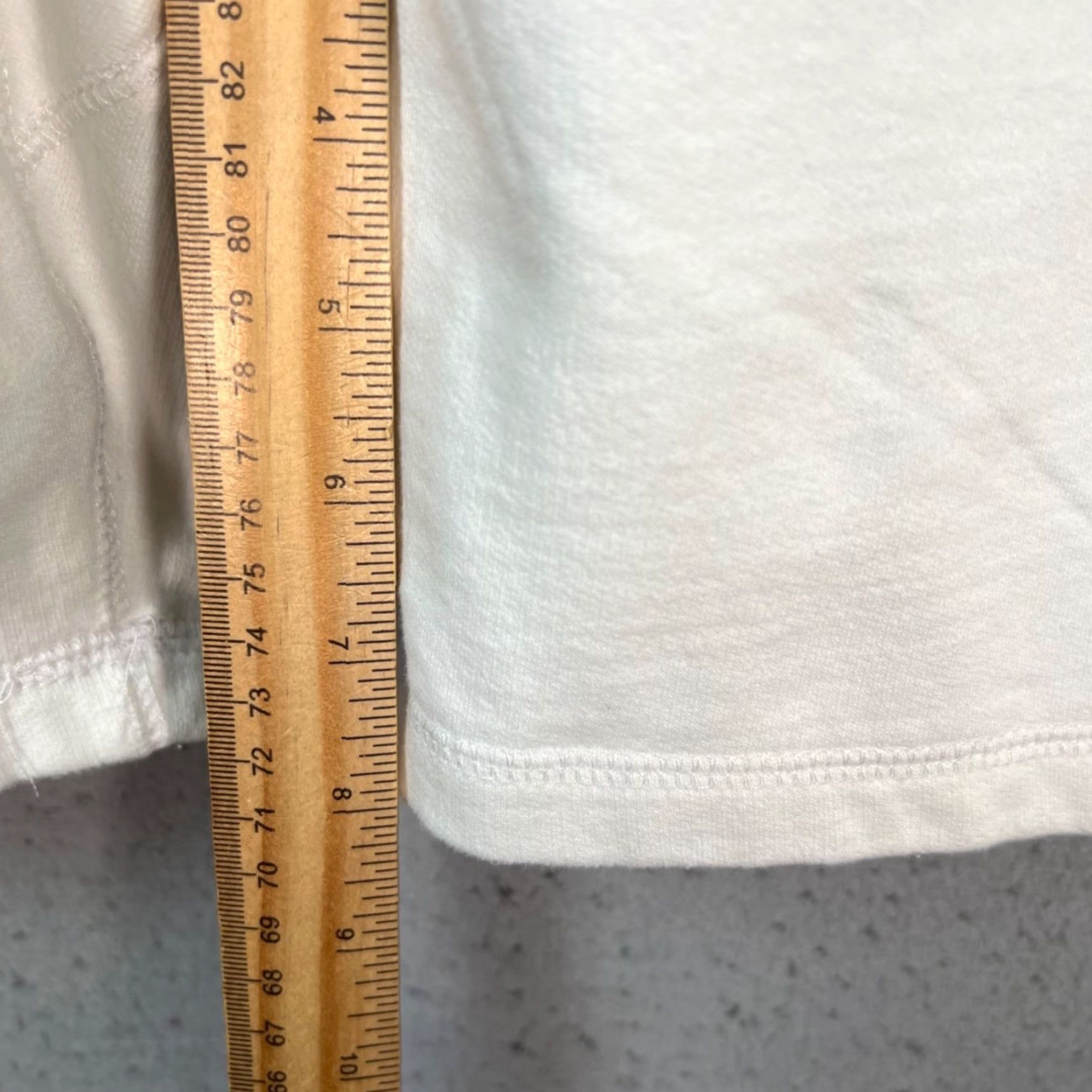 Vintage Camp Isidro Womens Small White Drawstring Sweat Shorts Size 28" / US 6 / IT 42 - 6 Thumbnail