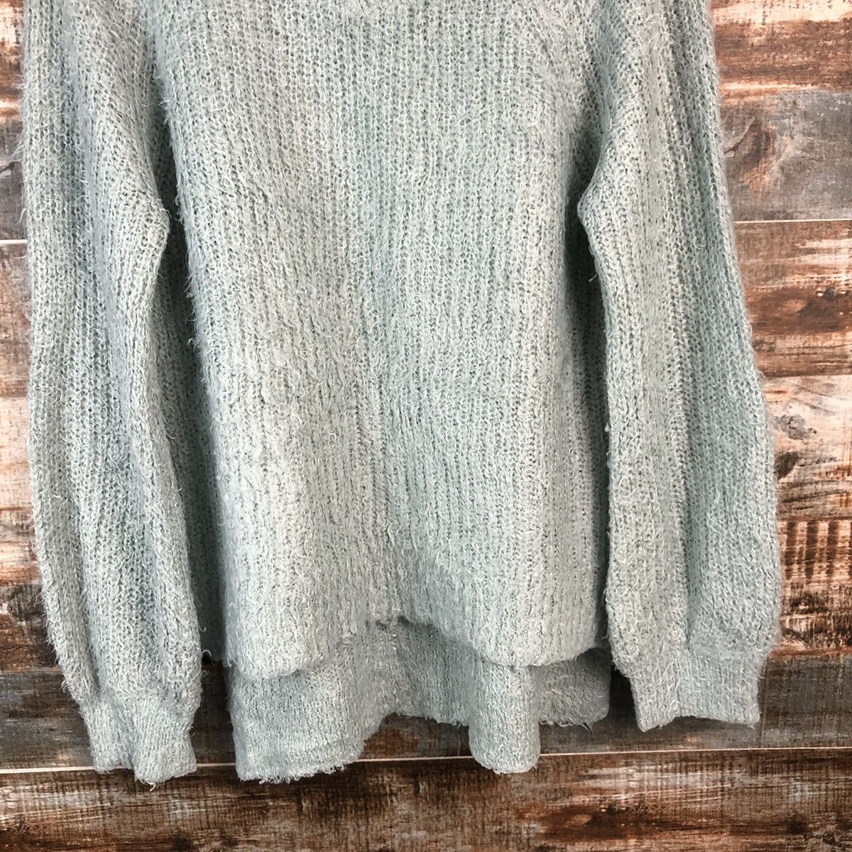 Homespun Knitwear × Japanese Brand DLL Earth Music & Econology Mint Knitwear #C071 Size M / US 6-8 / IT 42-44 - 6 Thumbnail