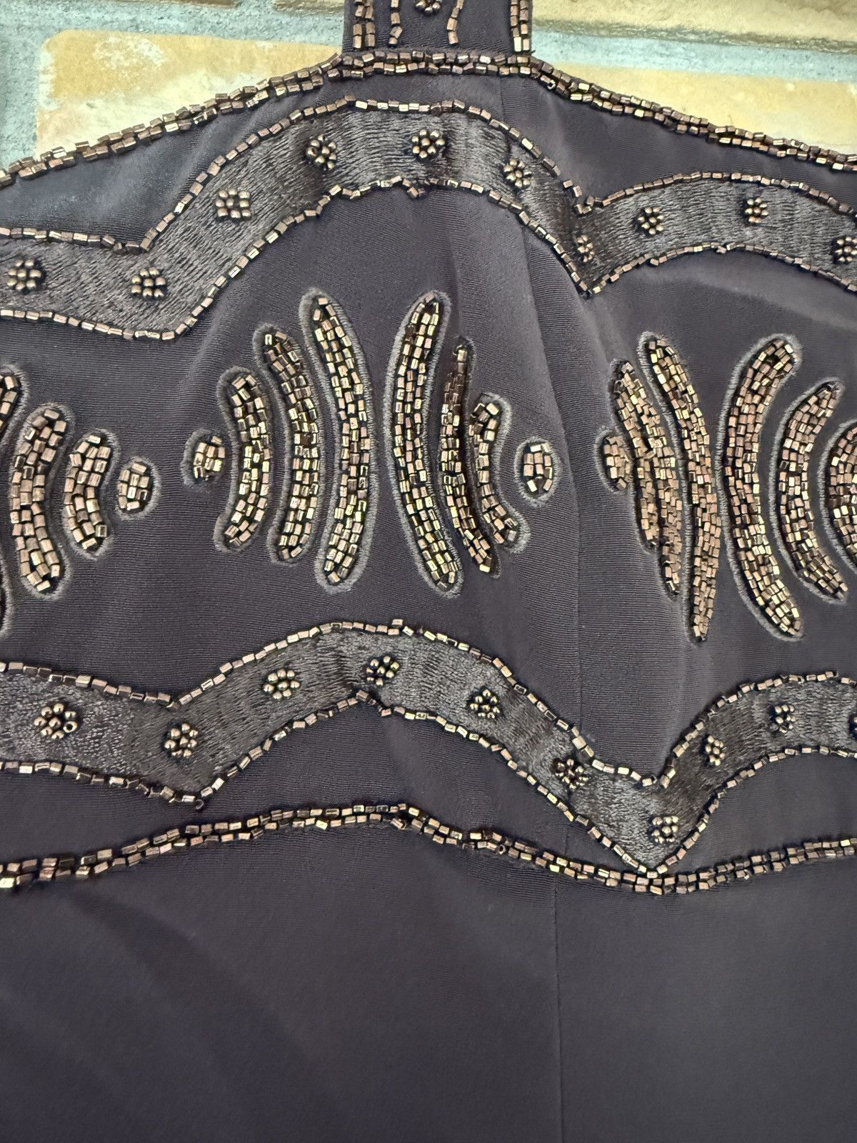 Vintage Vintage Jovani Beaded Ball Gown Prom Formal Dress Size 10 Size M / US 6-8 / IT 42-44 - 5 Thumbnail