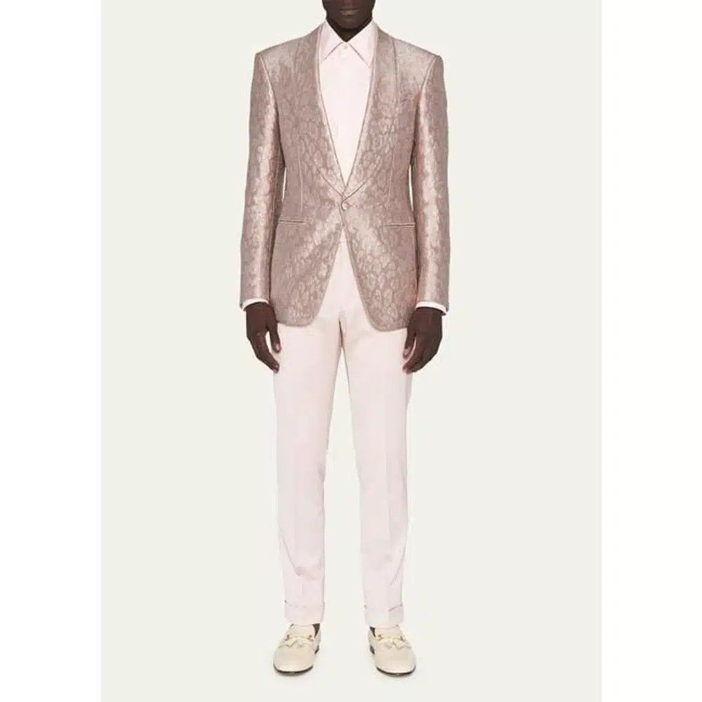 Tom Ford o1loc1c1224 JESHF2 Cocktail Jacket in Pink Size US S / EU 44-46 / 1 - 1 Thumbnail