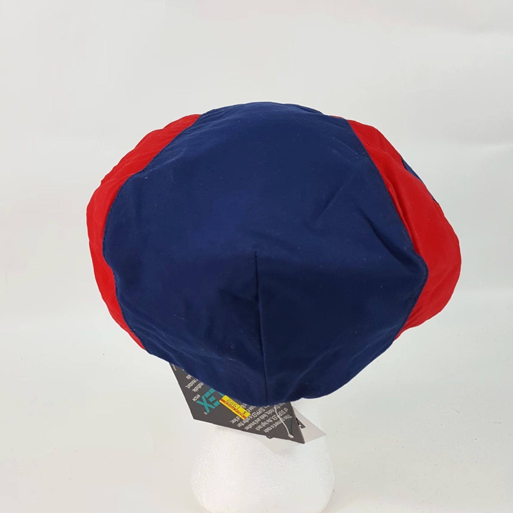 Vintage VINTAGE Town Talk USA Made Striped Newsboy Cap Hat Golf Cabbie Gatsby Preppy Red, One Size, Mens, 80s Size ONE SIZE - 5 Thumbnail