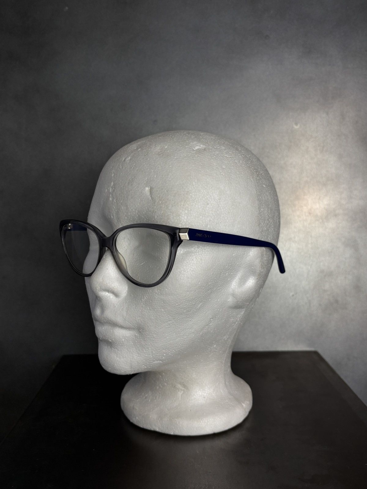 Jimmy Choo Jimmy Choo Eyeglasses Cat Eye Bold Librarian JC 226 Blue Y2K Size ONE SIZE - 3 Thumbnail