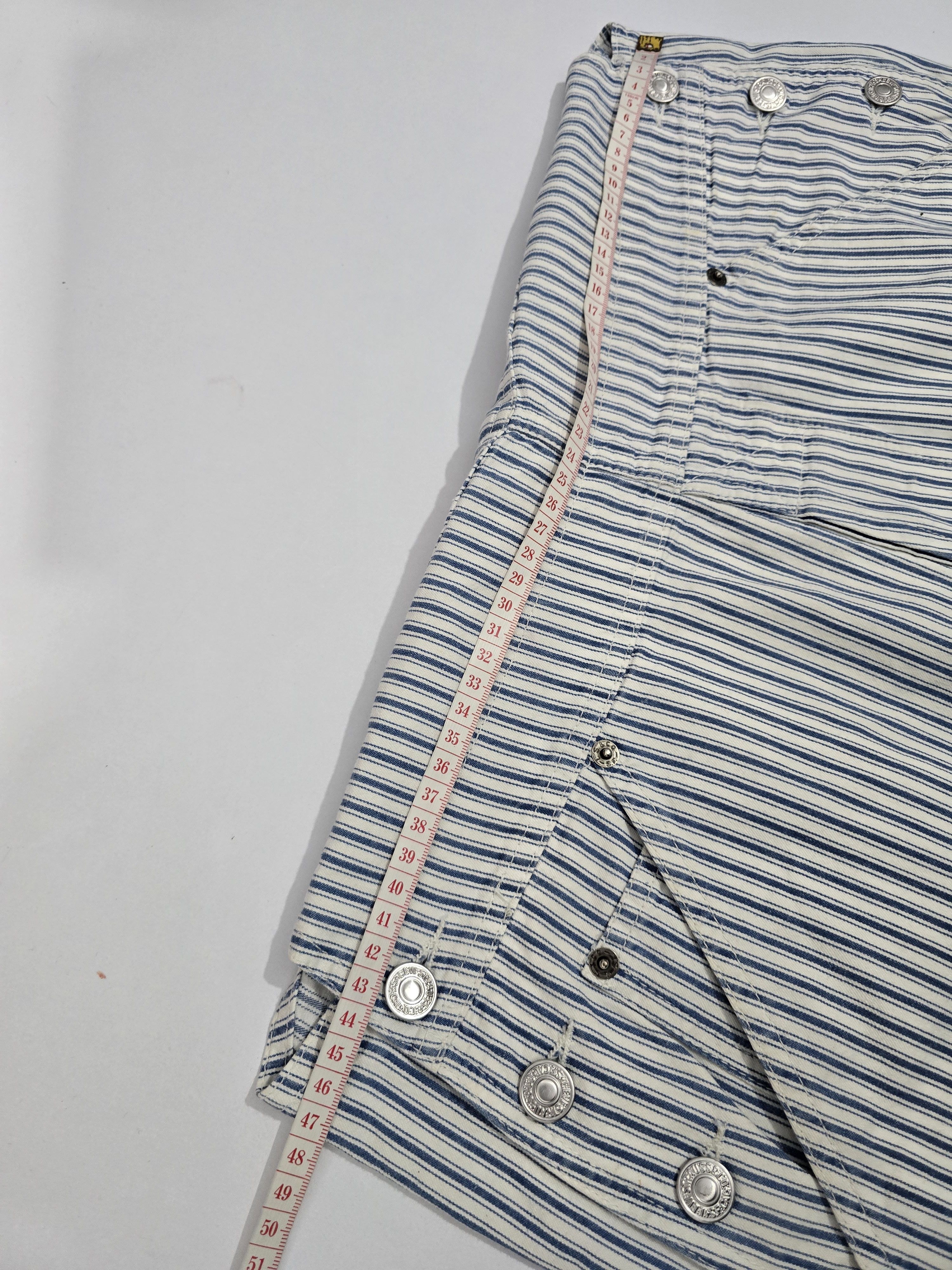 Levi's Levis VINTAGE RARE stripe DUNGAREES size Large Size US 34 / EU 50 - 11 Thumbnail