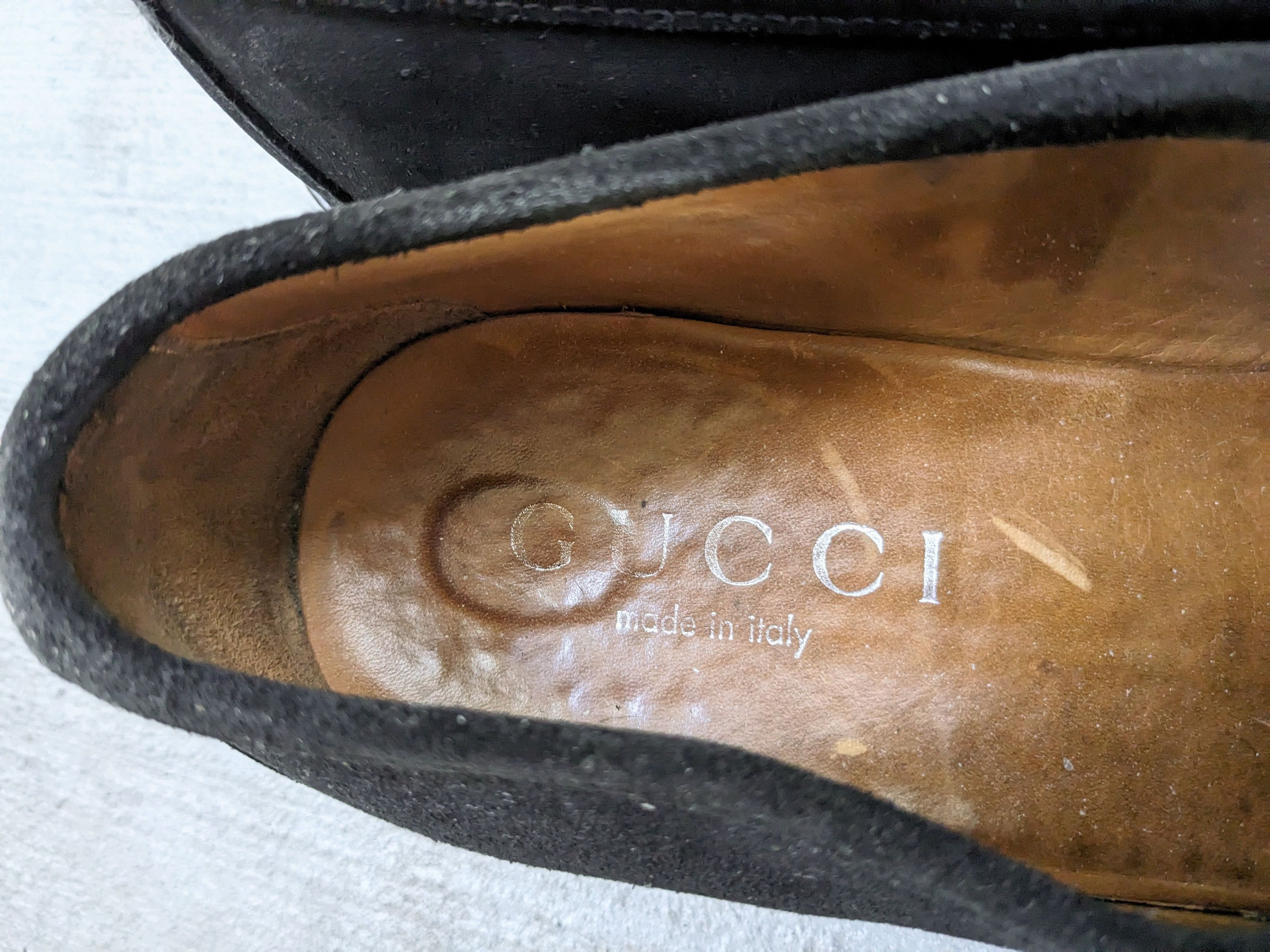 Gucci Gucci Horsebit Loafers Black Suede 9.5 D Italy Snaffle Size US 9.5 / EU 42-43 - 10 Thumbnail