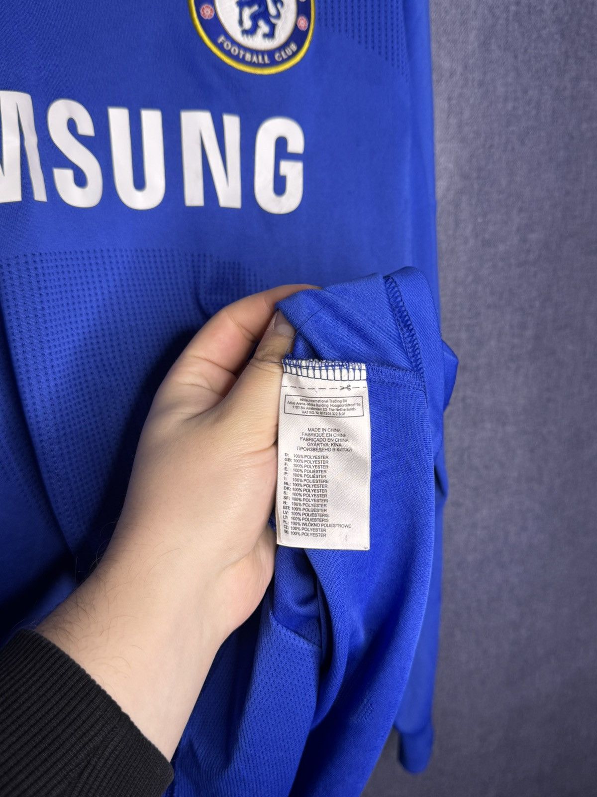 Adidas Vintage Adidas Chelsea Jersey Home Long Sleeve 2010/2011 Size US S / EU 44-46 / 1 - 7 Thumbnail