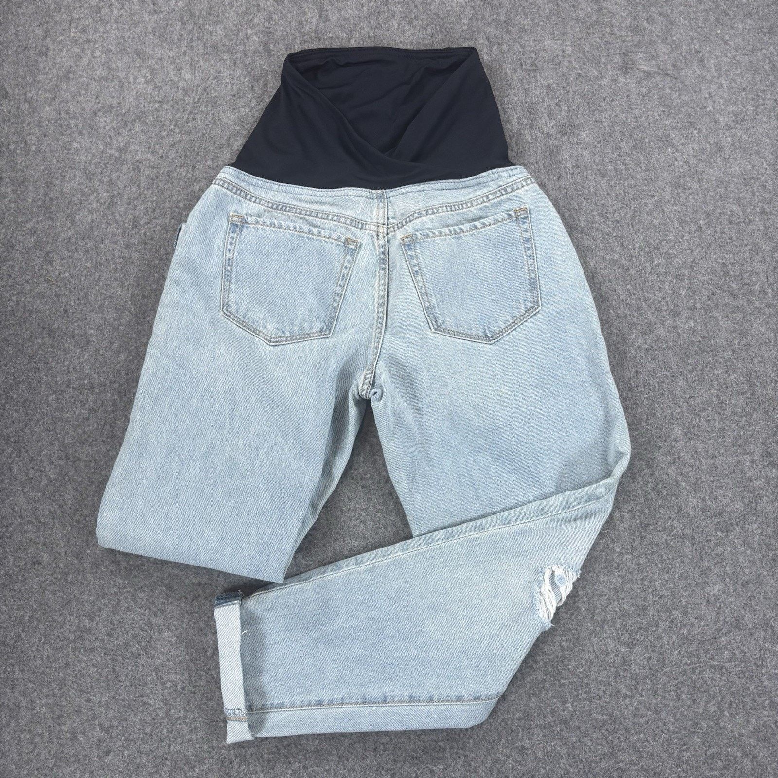 Other Isabel Maternity Boyfriend Crossover Jeans Blue 99K5K9 Sz 00 Size 24" / US 00 / IT 34 - 5 Thumbnail