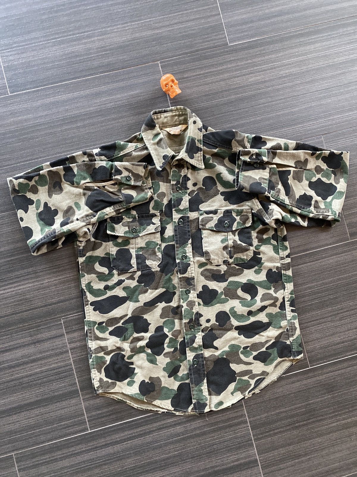 Cabelas × Vintage 80s Cabela's duck camo hunting shirt L Size US L / EU 52-54 / 3 - 2 Thumbnail