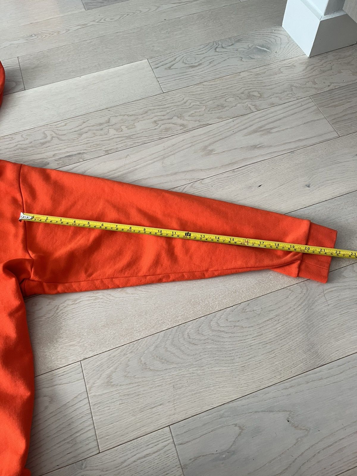 Asos ASOS Orange Hoodie Size L – “Strange Social Disband” Size US L / EU 52-54 / 3 - 7 Thumbnail