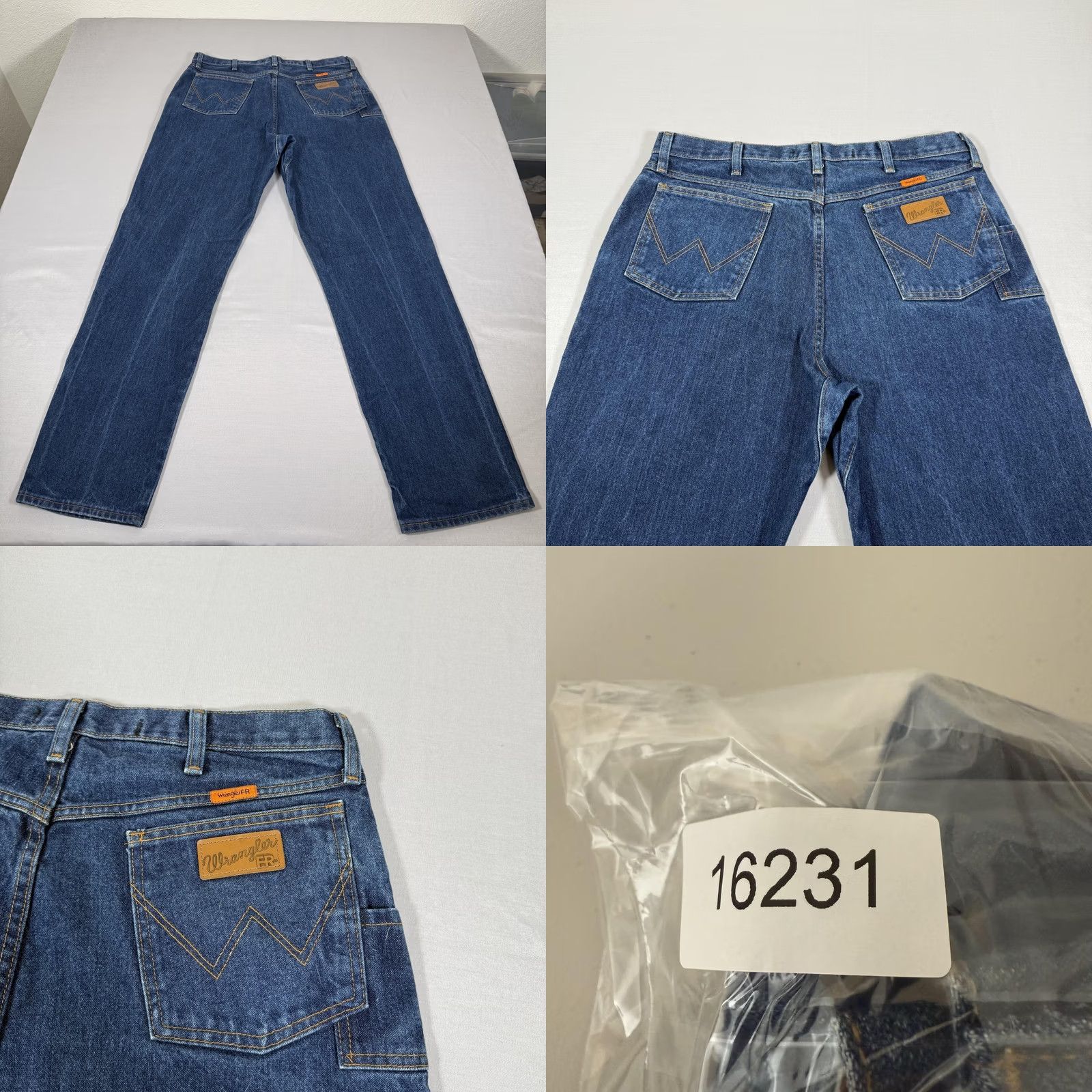 Wrangler Wrangler FR Jeans Men 36x36 Blue Flame Resistant Relaxed Fit Denim Pants Straight Leg Workwear Jeans Size US 36 / EU 52 - 9 Thumbnail