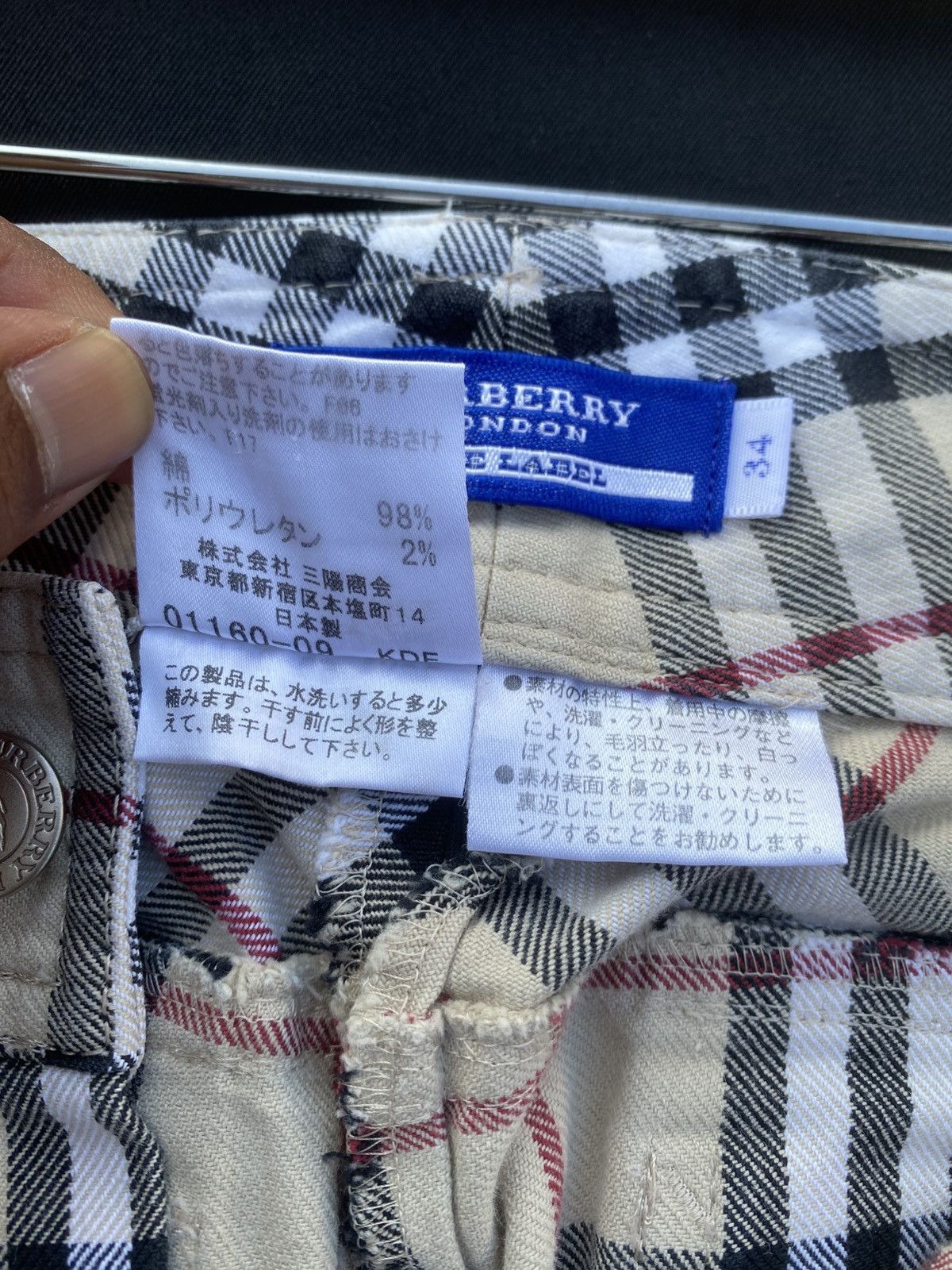 Burberry Rare Burberry Brown Checkered Casual Pants Size US 27 - 13 Thumbnail