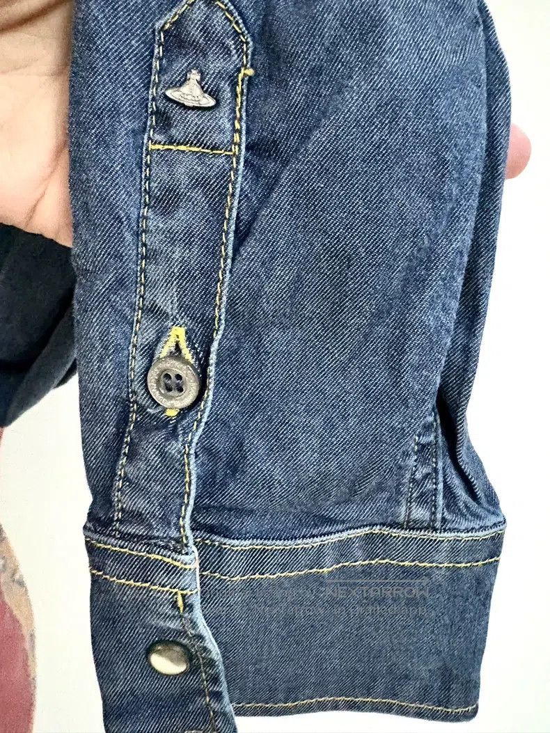 Vivienne Westwood Vivienne Westwood Saturn Patch Denim Jacket Size S / US 4 / IT 40 - 5 Thumbnail