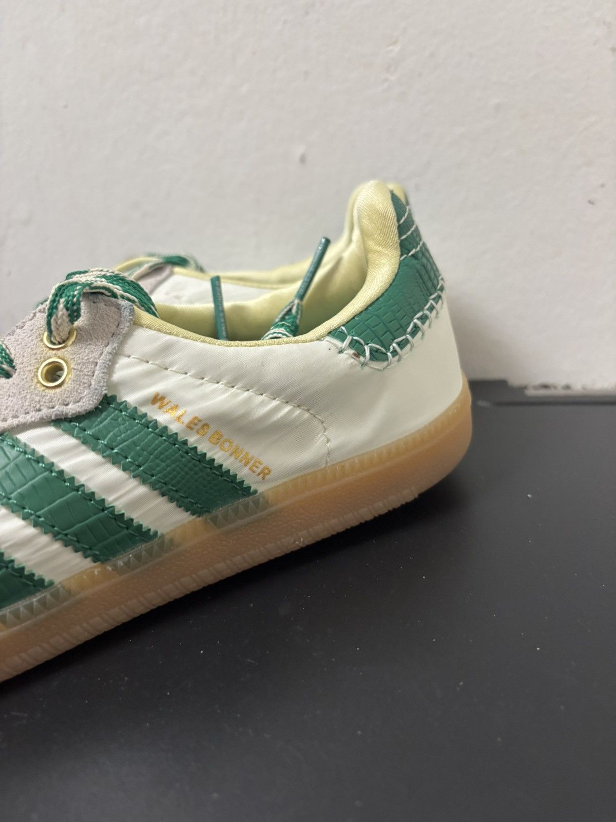 Adidas × Wales Bonner Adidas x Wales Bonner Samba Low White Green Size 6US RARE Size US 6 / IT 36 - 3 Thumbnail