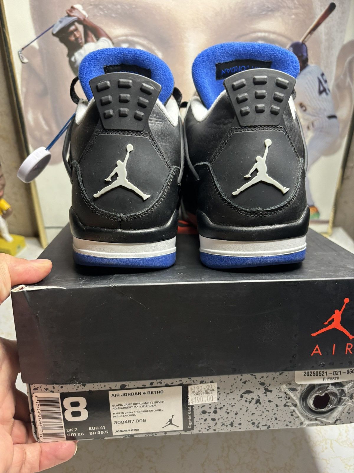 Jordan Brand Air Jordan 4 Retro Motorsports Alternate 2017 Size US 8 / EU 41 - 7 Thumbnail