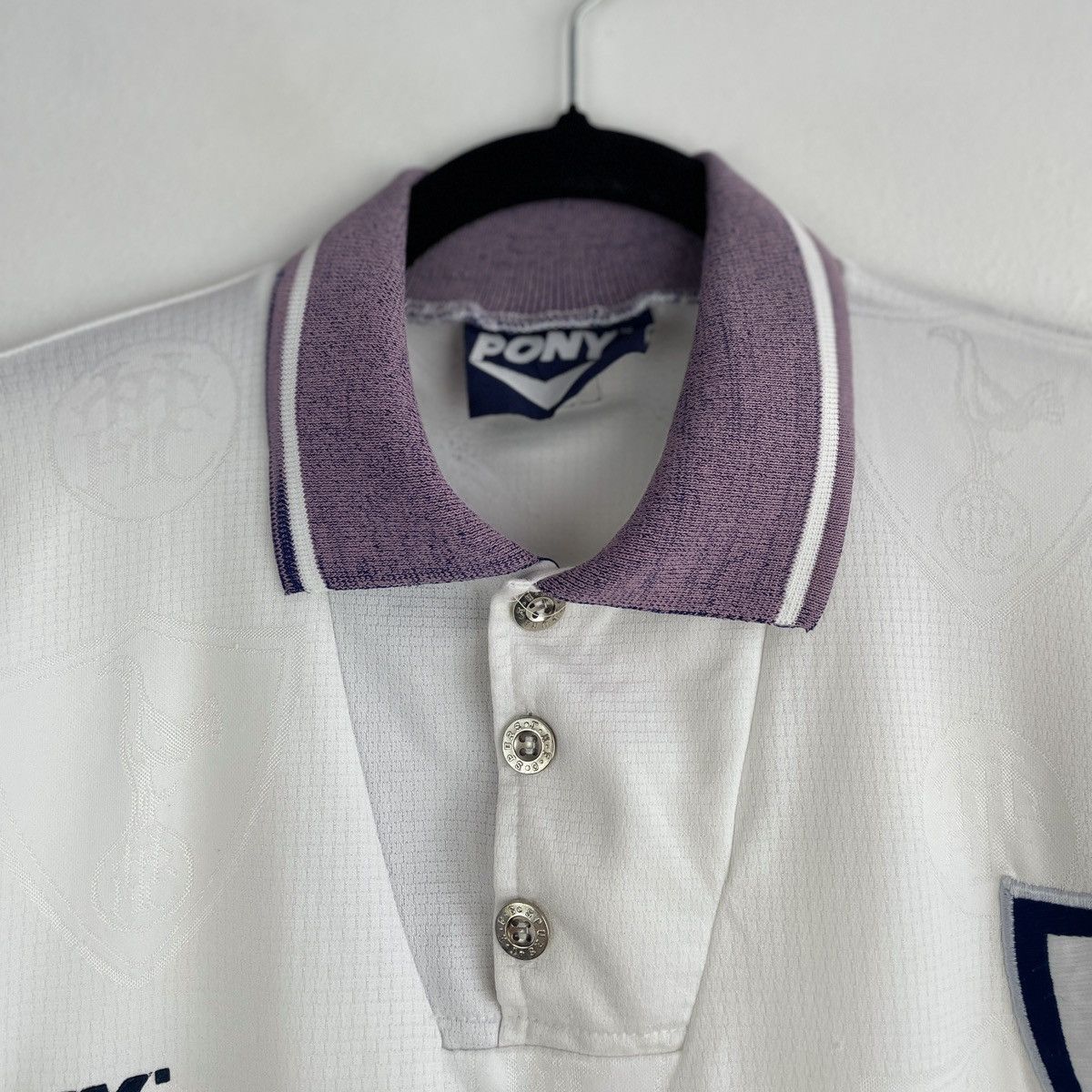 PONY Vintage Tottenham Home Pony Jersey Rare 1995-1997 size XL Size US XL / EU 56 / 4 - 3 Thumbnail