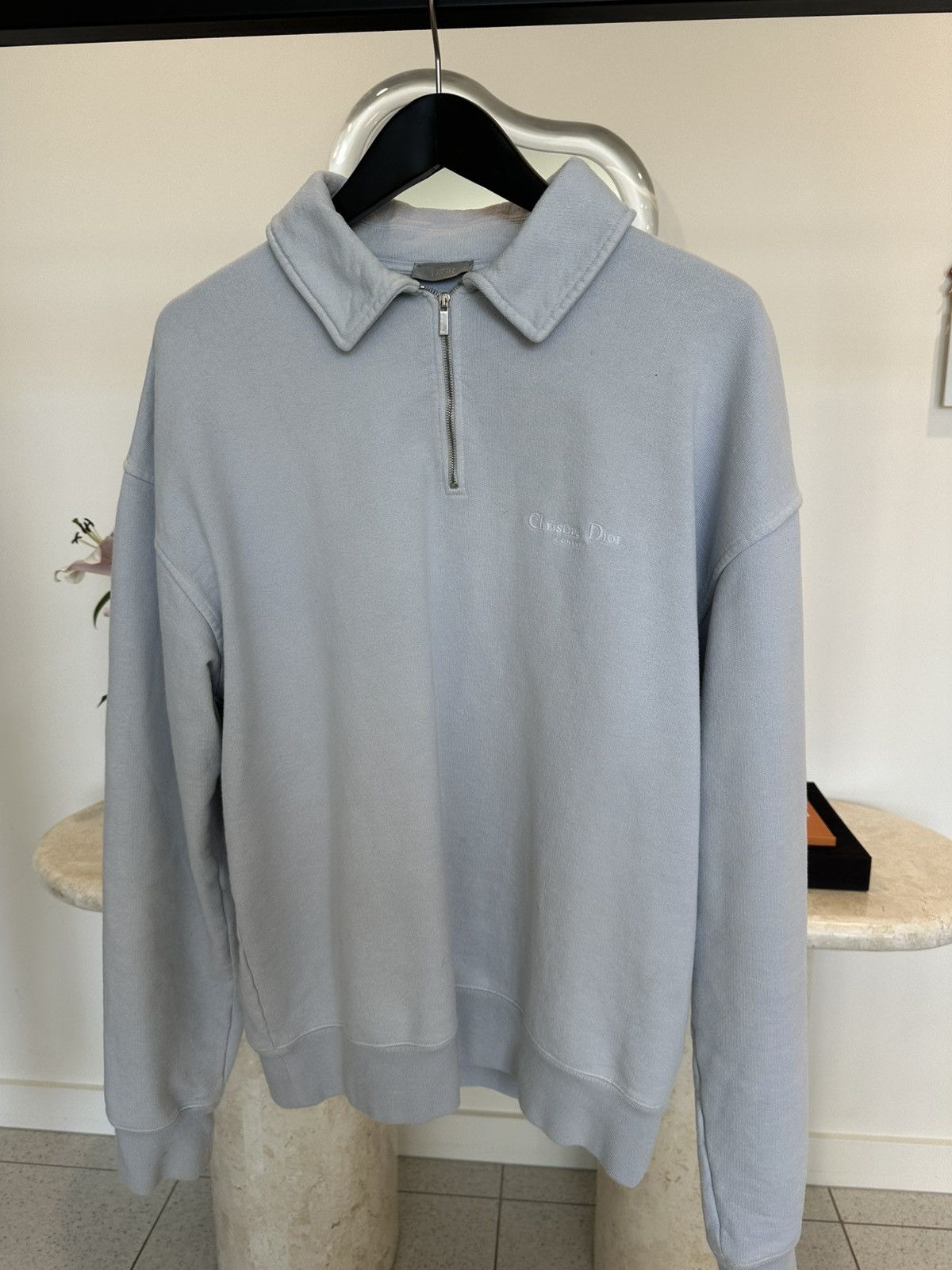 Dior Dior “Christian Dior Couture” Half Zip Oversized Sweater Size US M / EU 48-50 / 2 - 2 Thumbnail