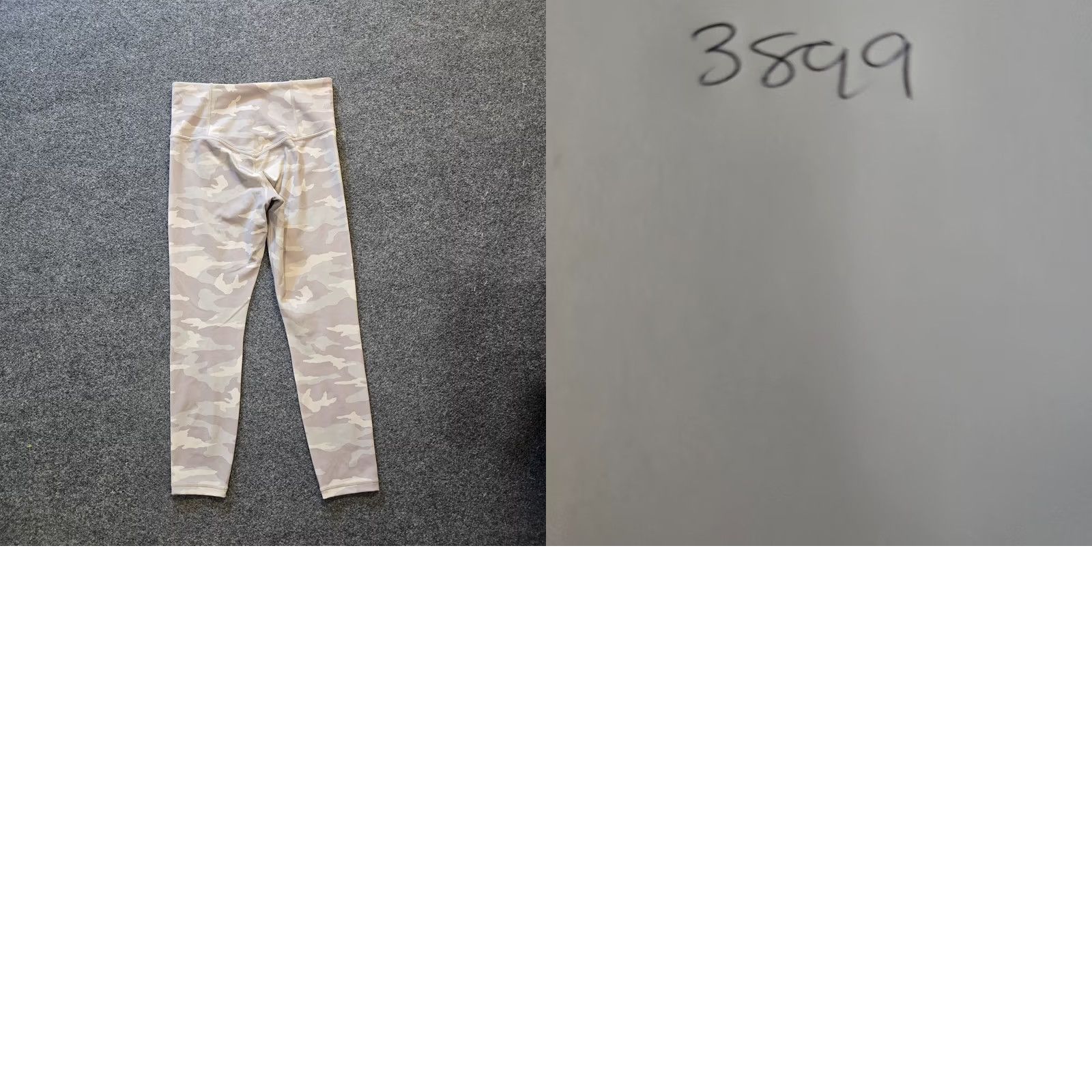 Athleta Athleta Pants Womens Small Gray Camo Elation 7/8 Cropped Stretch Athletic Size 28" / US 6 / IT 42 - 8 Thumbnail