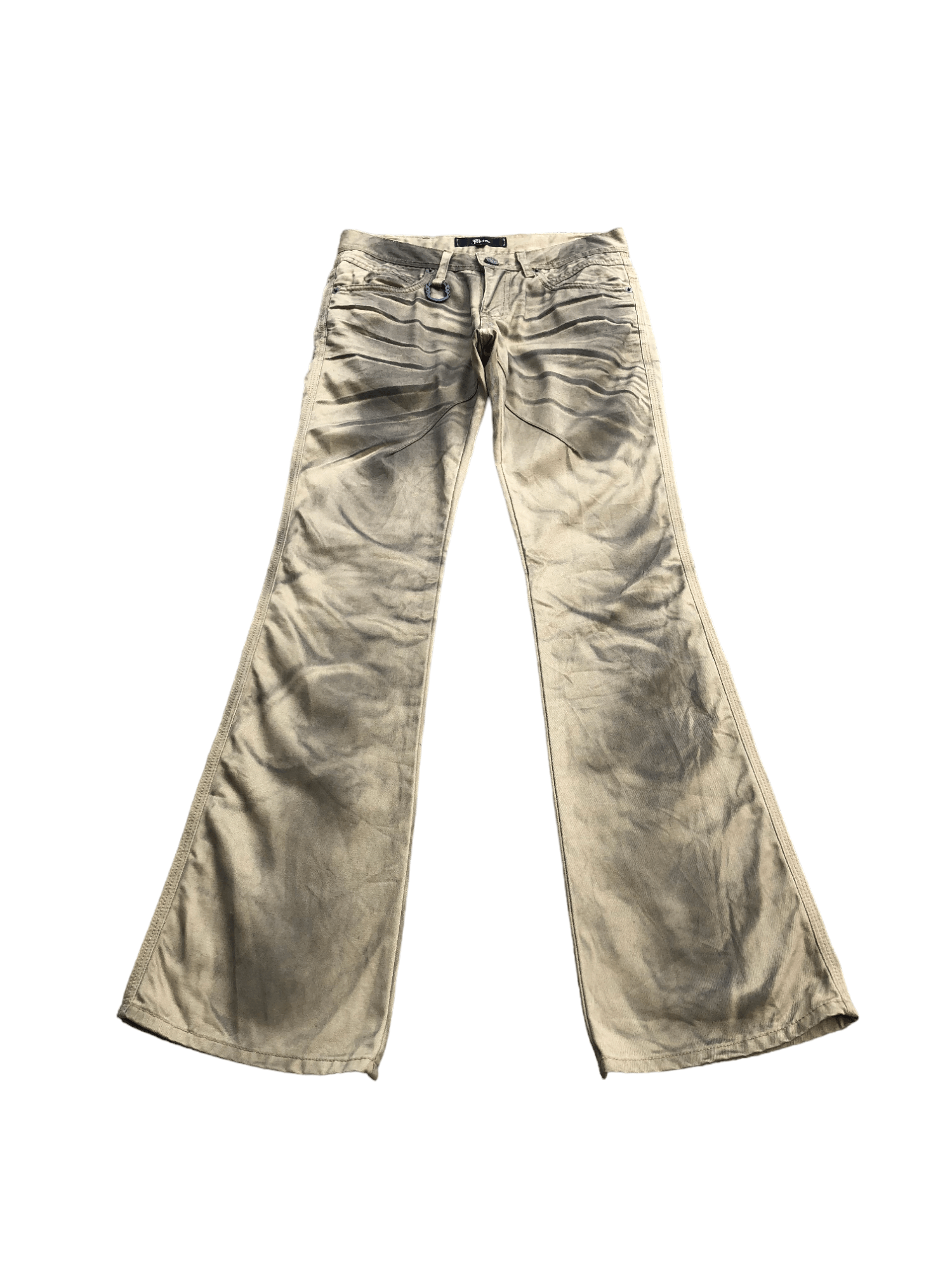 Pre-owned If Six Was Nine X Le Grande Bleu L G B Midas Clawmark Flare Pants In Multicolor