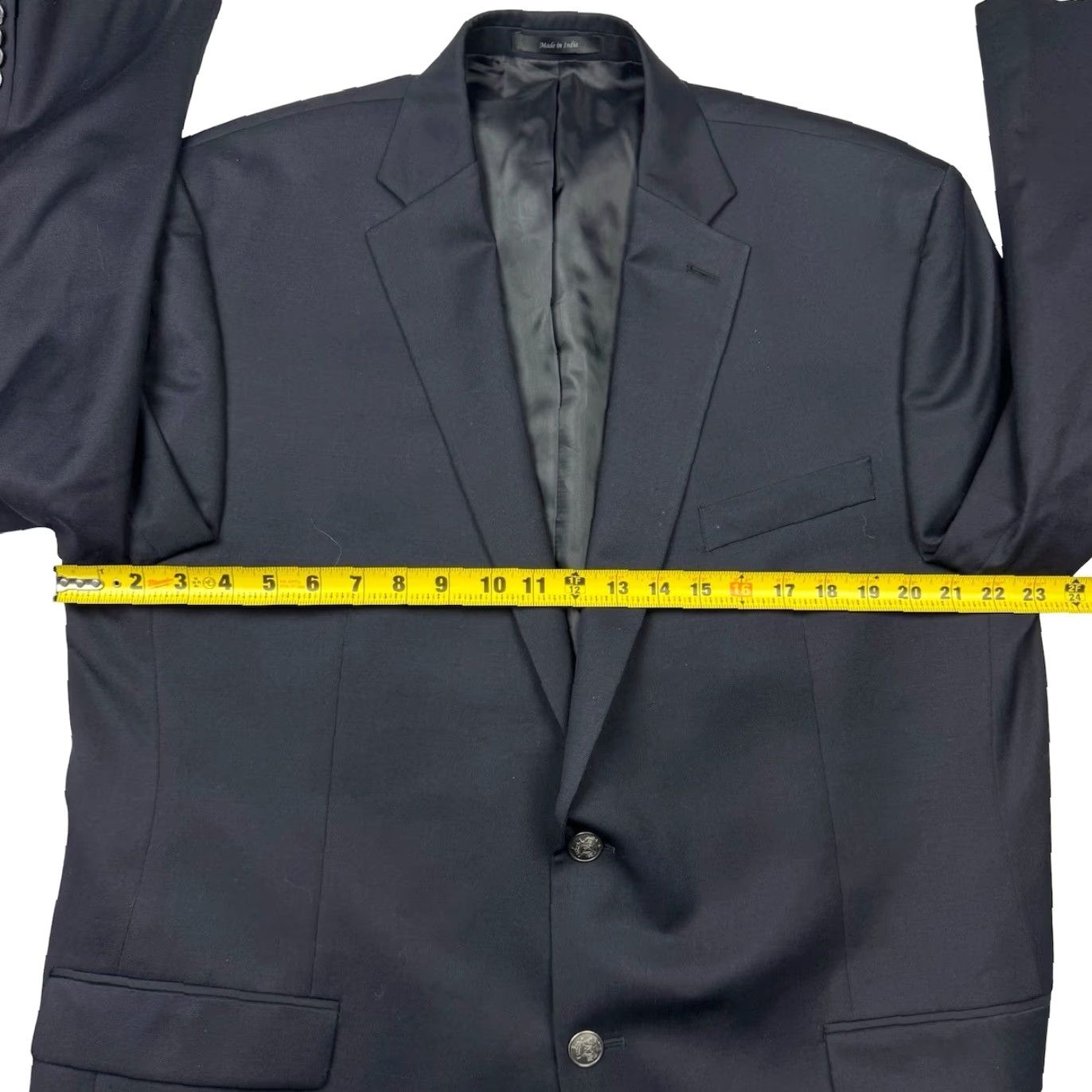Michael Kors Michael Kors Men’s Wool 2-Button Blazer/Jacket Black 46R Jacket Blazer Mens Wool Black 46R Kors Size 46R - 7 Thumbnail