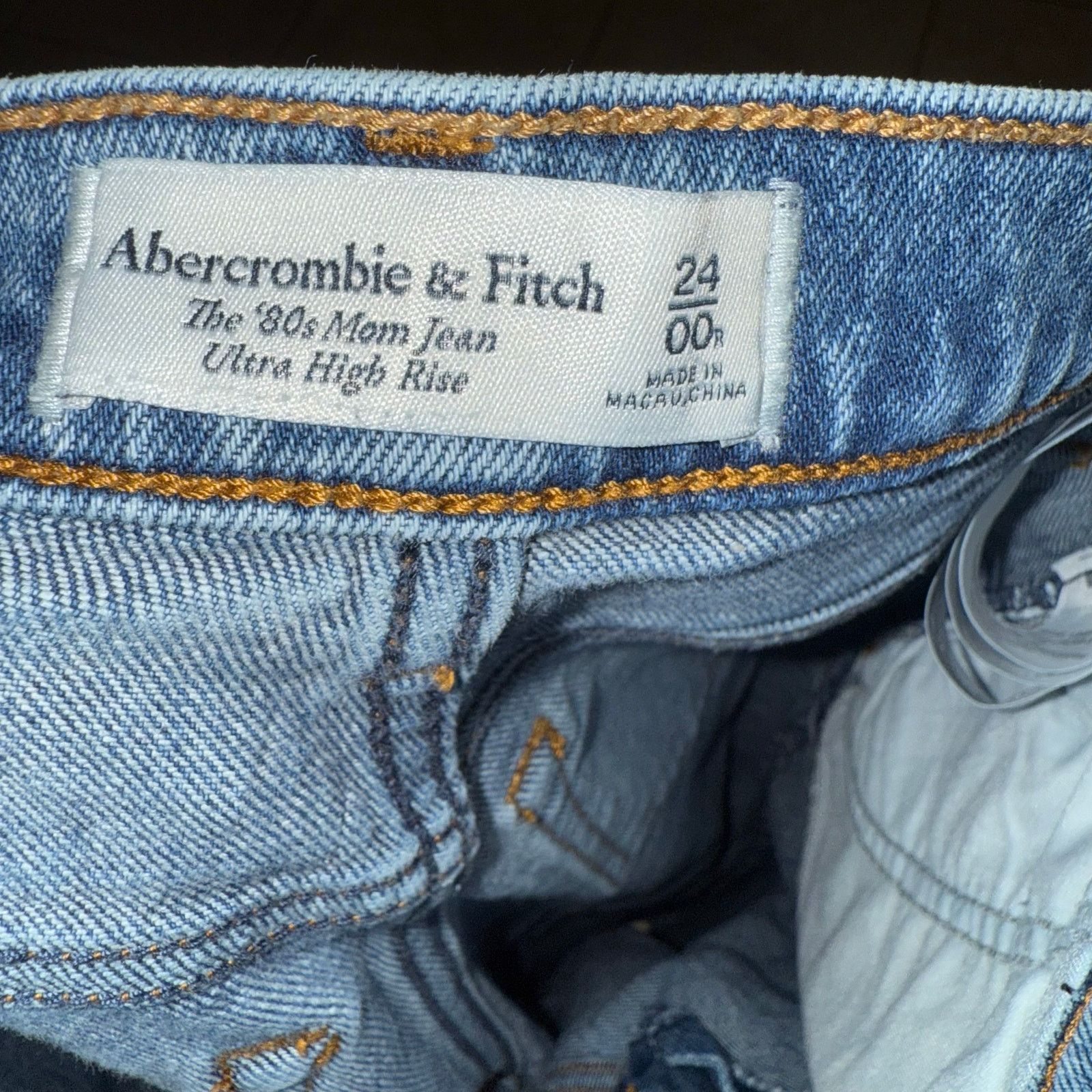 Abercrombie & Fitch Abercrombie & Fitch The 80’s Mom Jean Ultra High Rise 24/00 Size 24" / US 00 / IT 34 - 6 Thumbnail