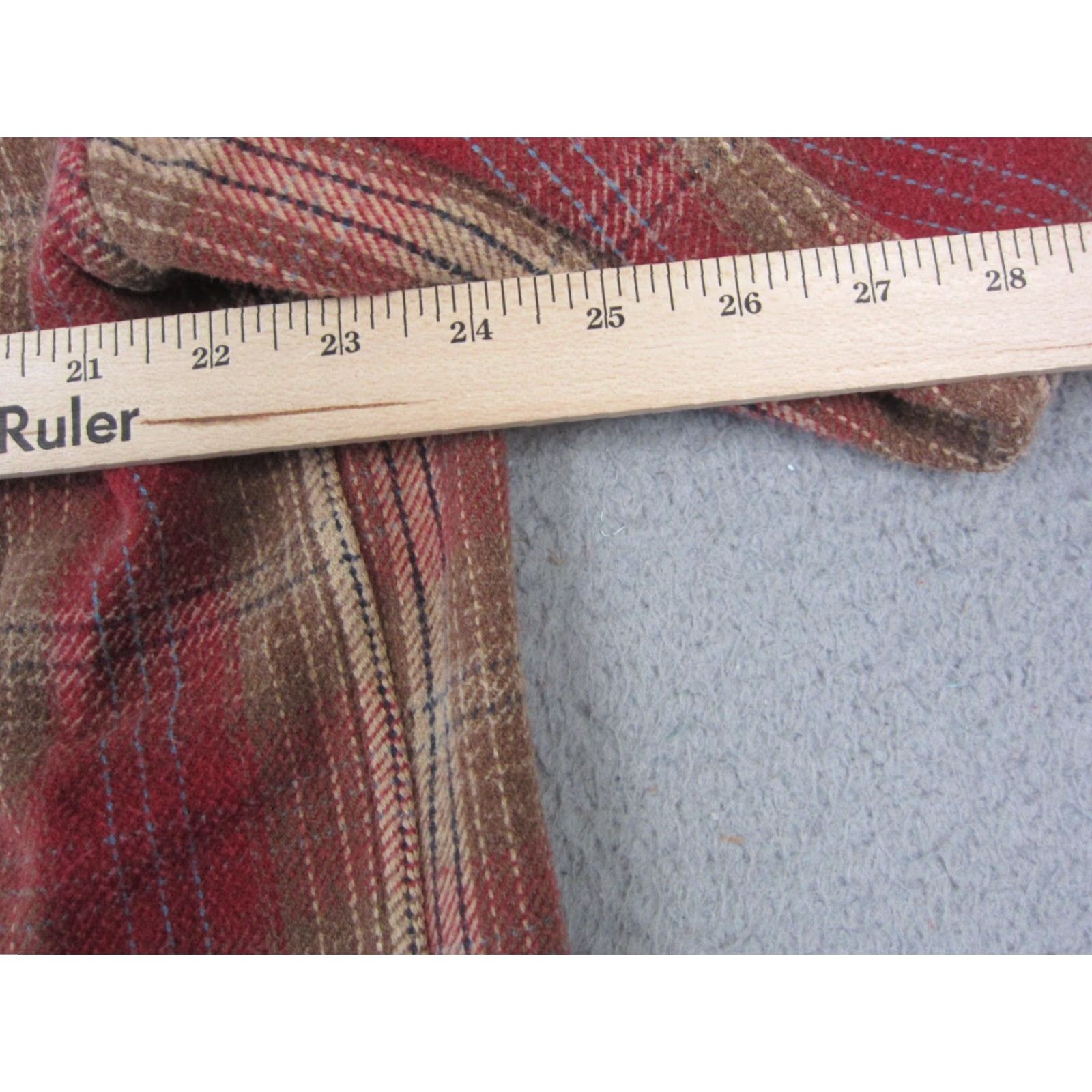Vintage VINTAGE St Johns Bay Flannel Shirt Mens XLT Red Brown 90s Long Sleeve Pattern Plaid Button-Up Size US XL / EU 56 / 4 - 6 Thumbnail