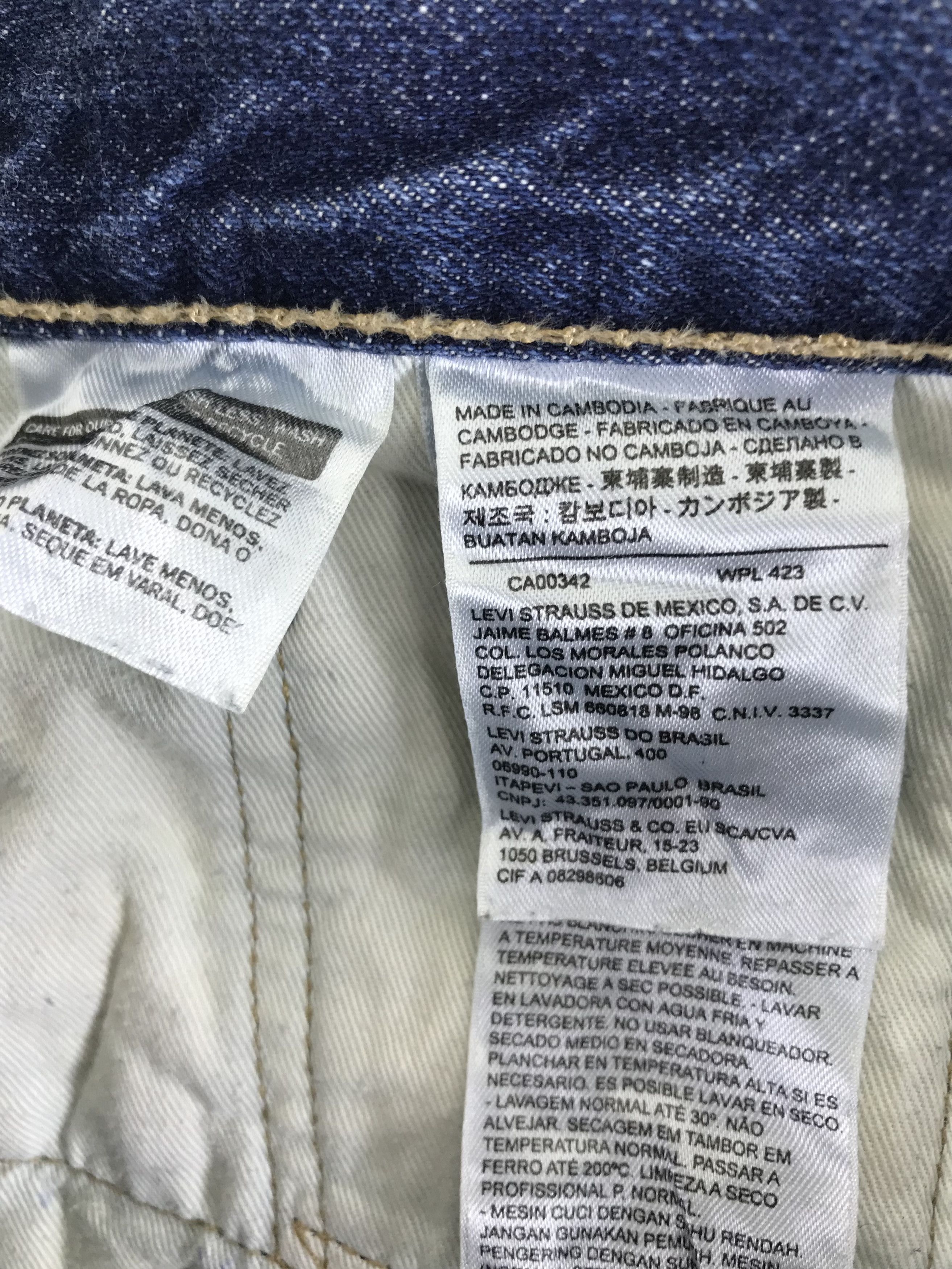 Levi's Vintage Levi's 511 Paint Splattered Jeans Size US 31 - 12 Thumbnail