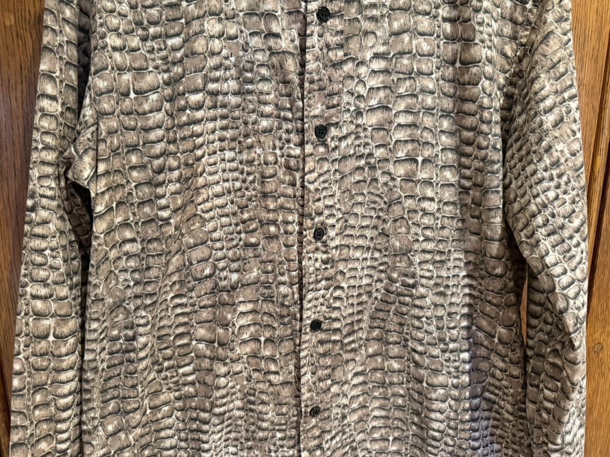 Saint Laurent Paris SS14 Saint Laurent crocodile shirt Hedi Slimane 40 Size US L / EU 52-54 / 3 - 13 Thumbnail