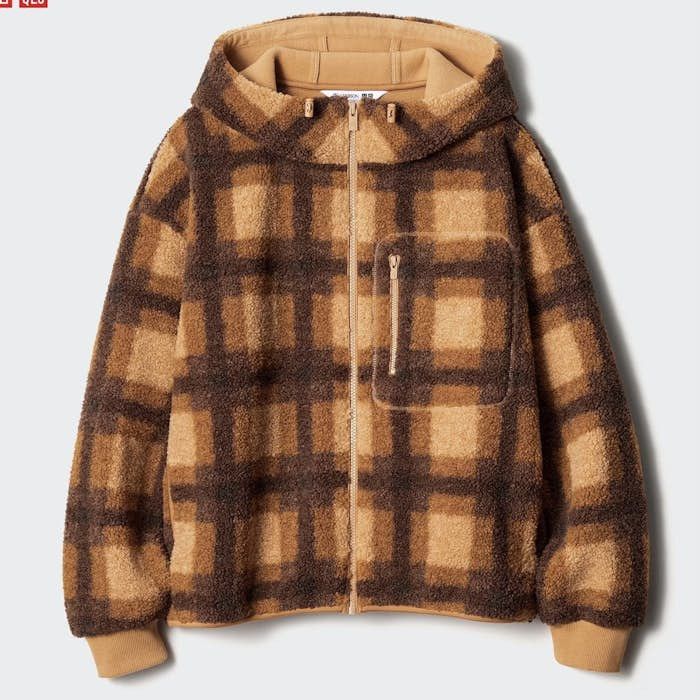 image of J W Anderson x Uniqlo Jw Anderson Fleece Jacket Beige, Men's (Size Large)