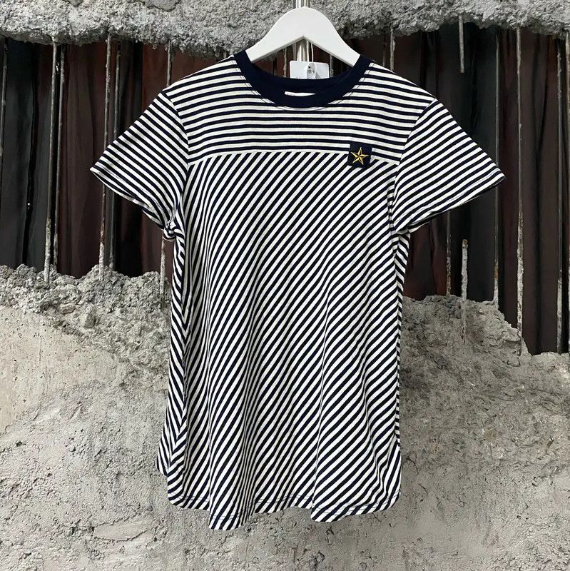 Valentino Valentino Summer Striped Cotton T-Shirt for Women 0089 Size S / US 4 / IT 40 - 1 Thumbnail