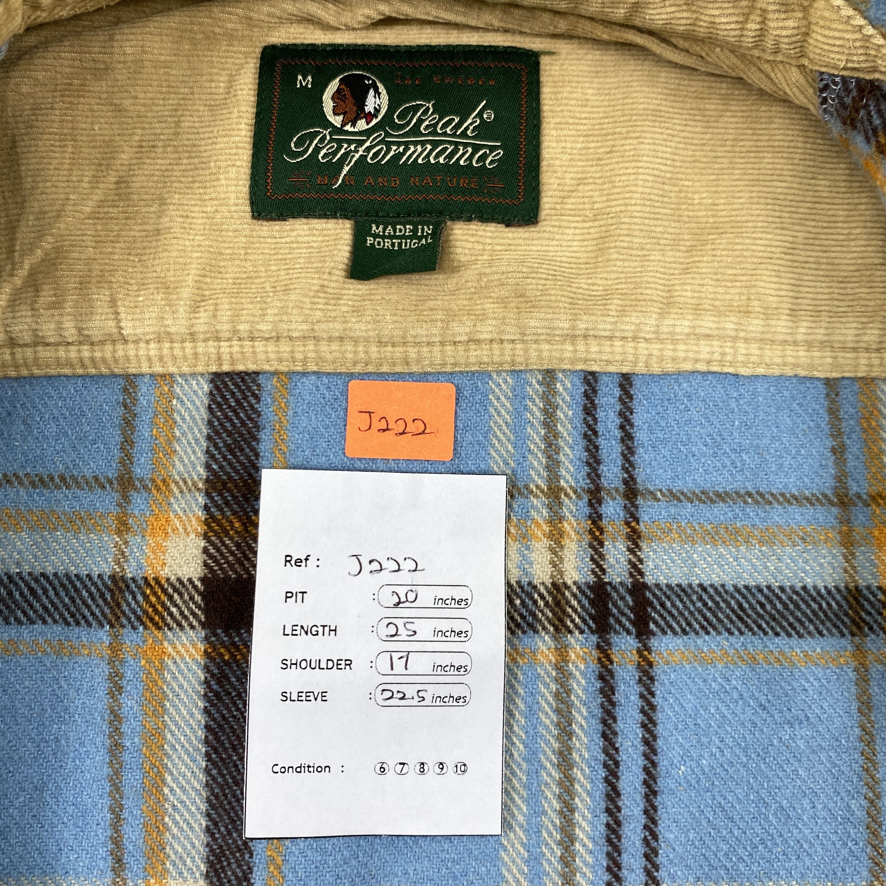 Peak Performance Vintage Peak Performance Flannel Zipper Jacket- J222 Size US M / EU 48-50 / 2 - 6 Thumbnail