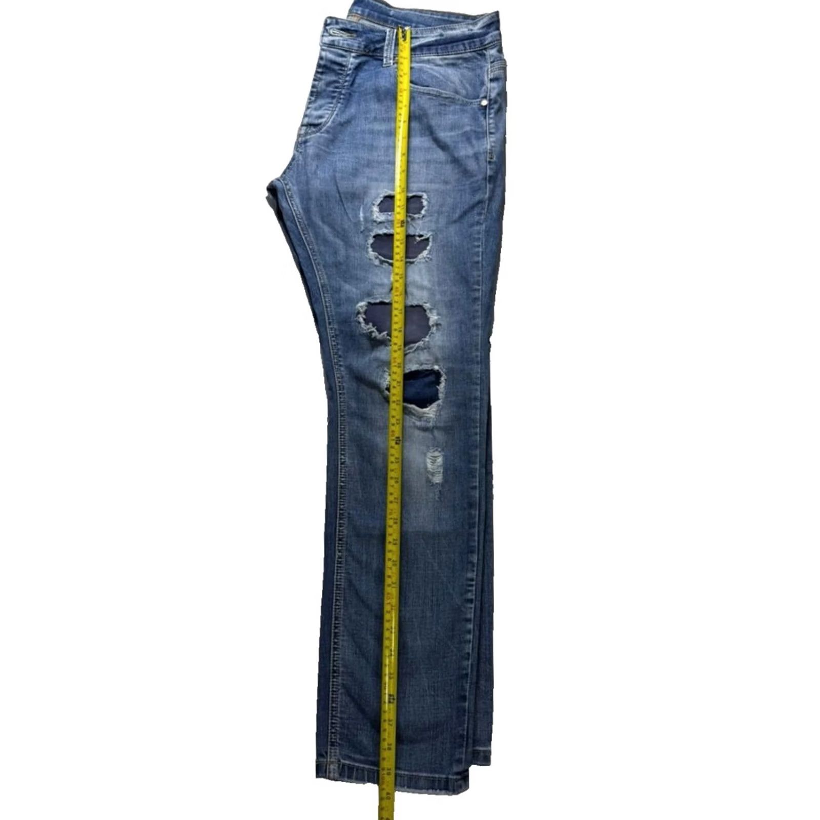 Stone Island Stone Island Jeans Blue Denim Slim Fit 39 40 Distressed 5-Pocket Regular Men Jeans Size US 39 - 4 Thumbnail