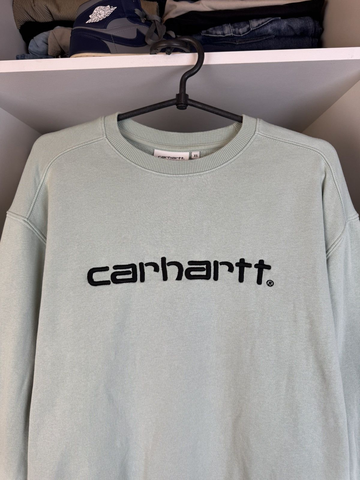 Carhartt Carhartt Big Logo Womens Sweatshirt Size XS / US 0-2 / IT 36-38 - 2 Thumbnail